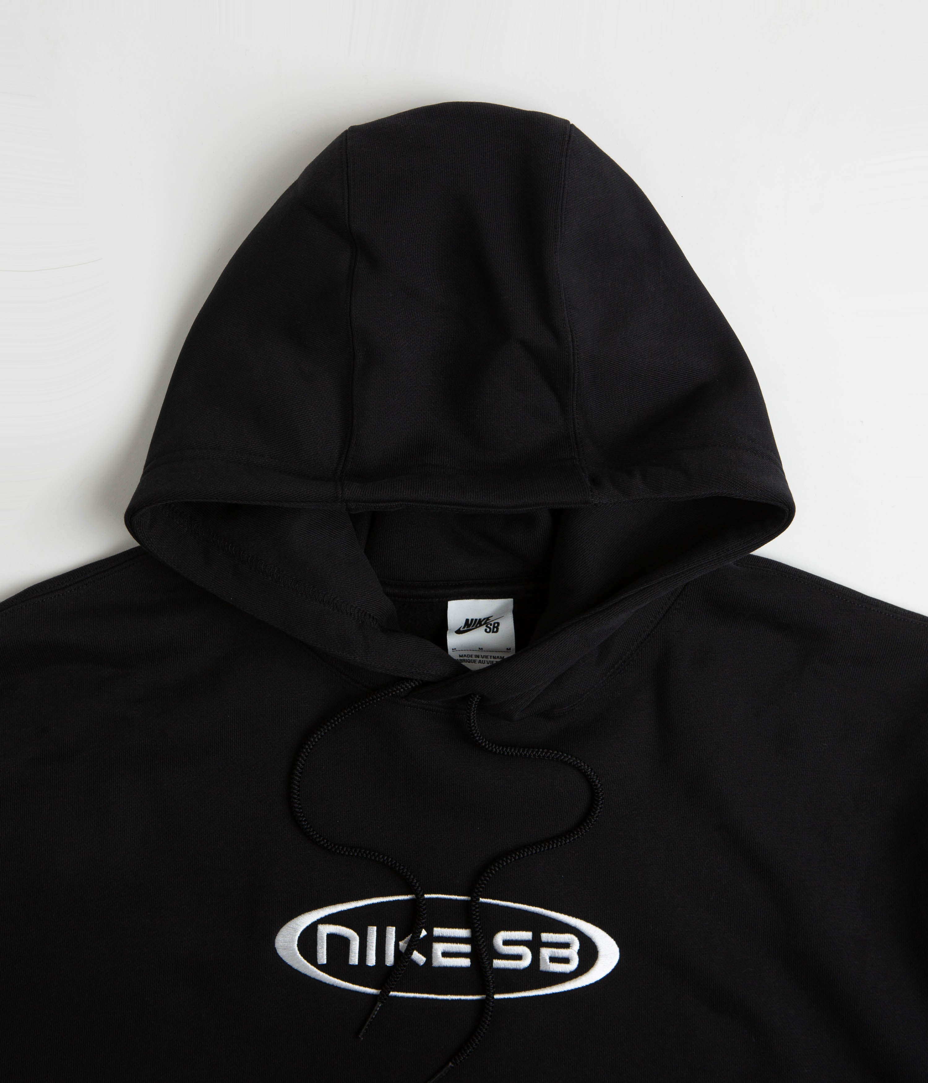 Nike SB Embroidered Graphic Hoodie - Black / White - Image 2