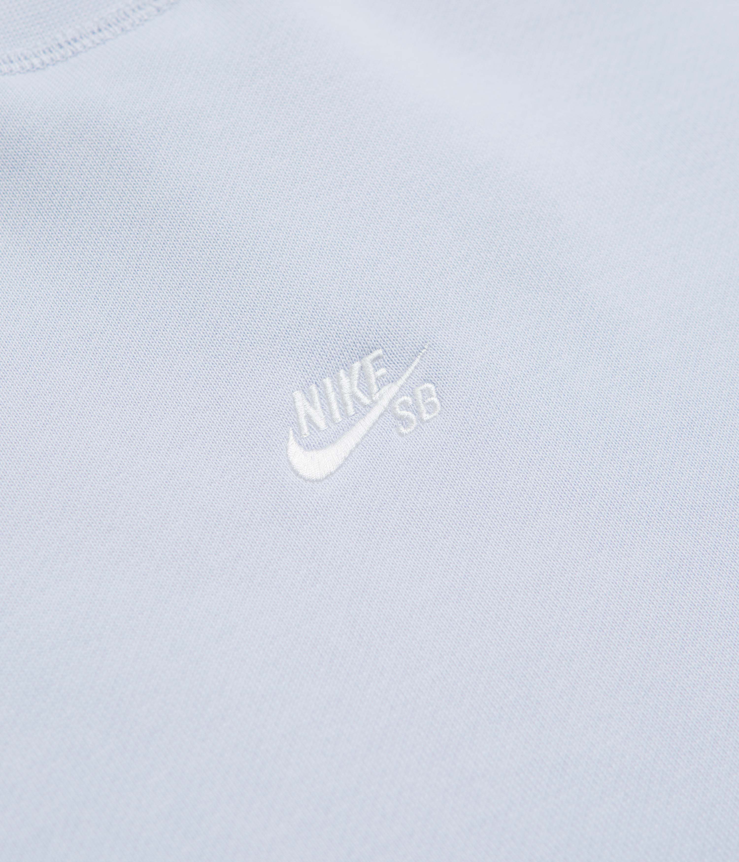 Nike SB Essential Logo Crewneck Sweatshirt - Football Grey / White - Image 3