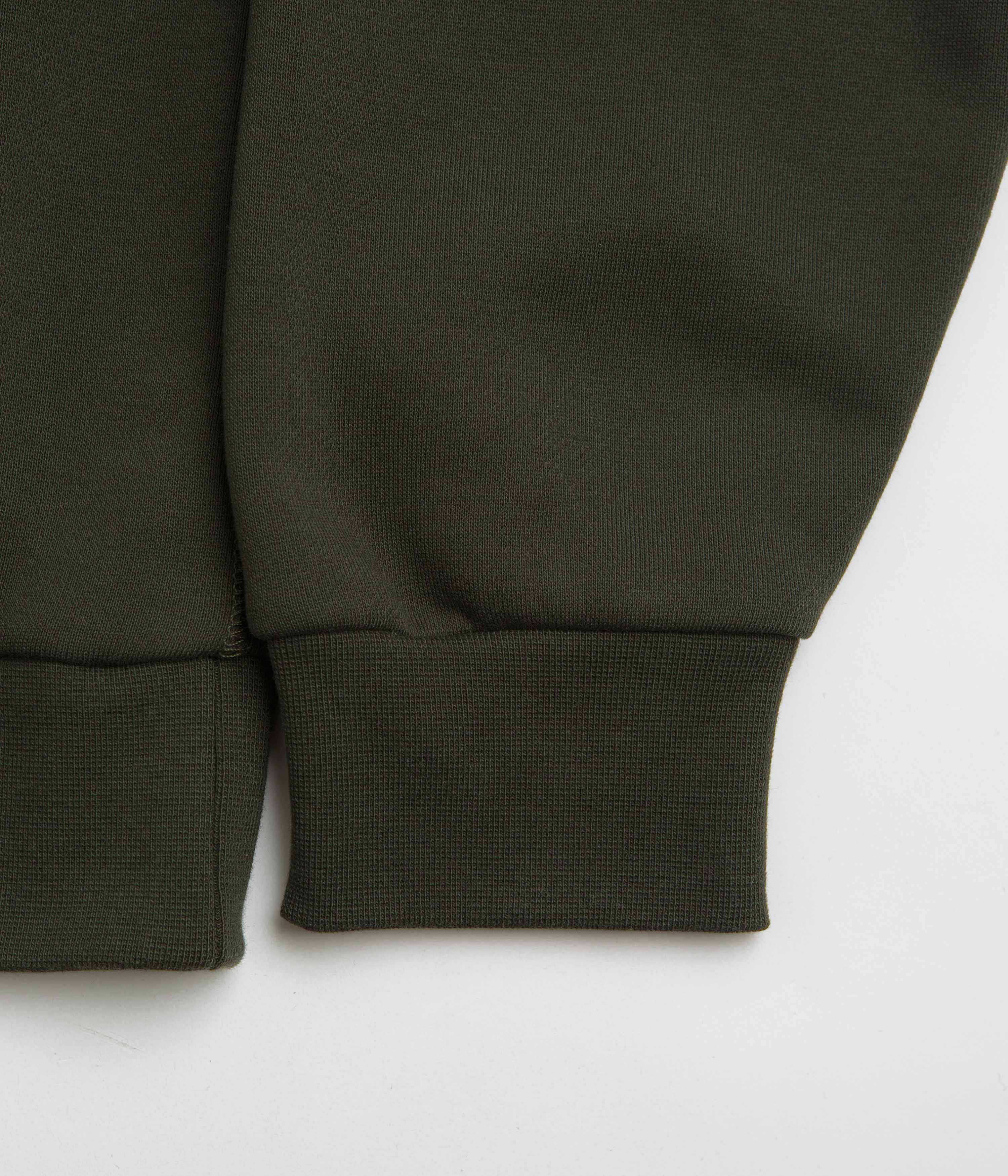 Nike SB Essential Small Logo Hoodie - Sequoia / White - Image 5