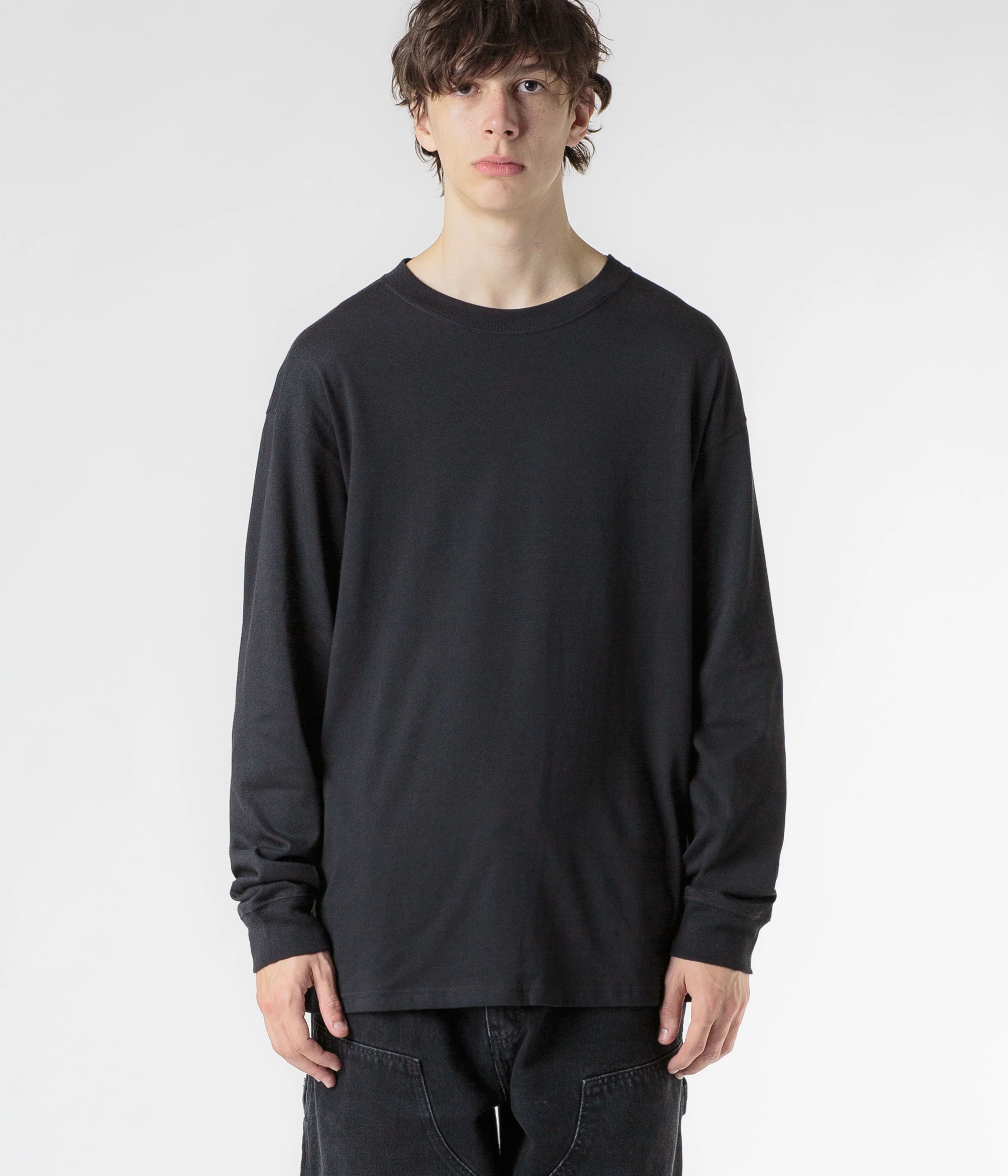 Nike SB Essentials Long Sleeve T-Shirt - Black - Image 4