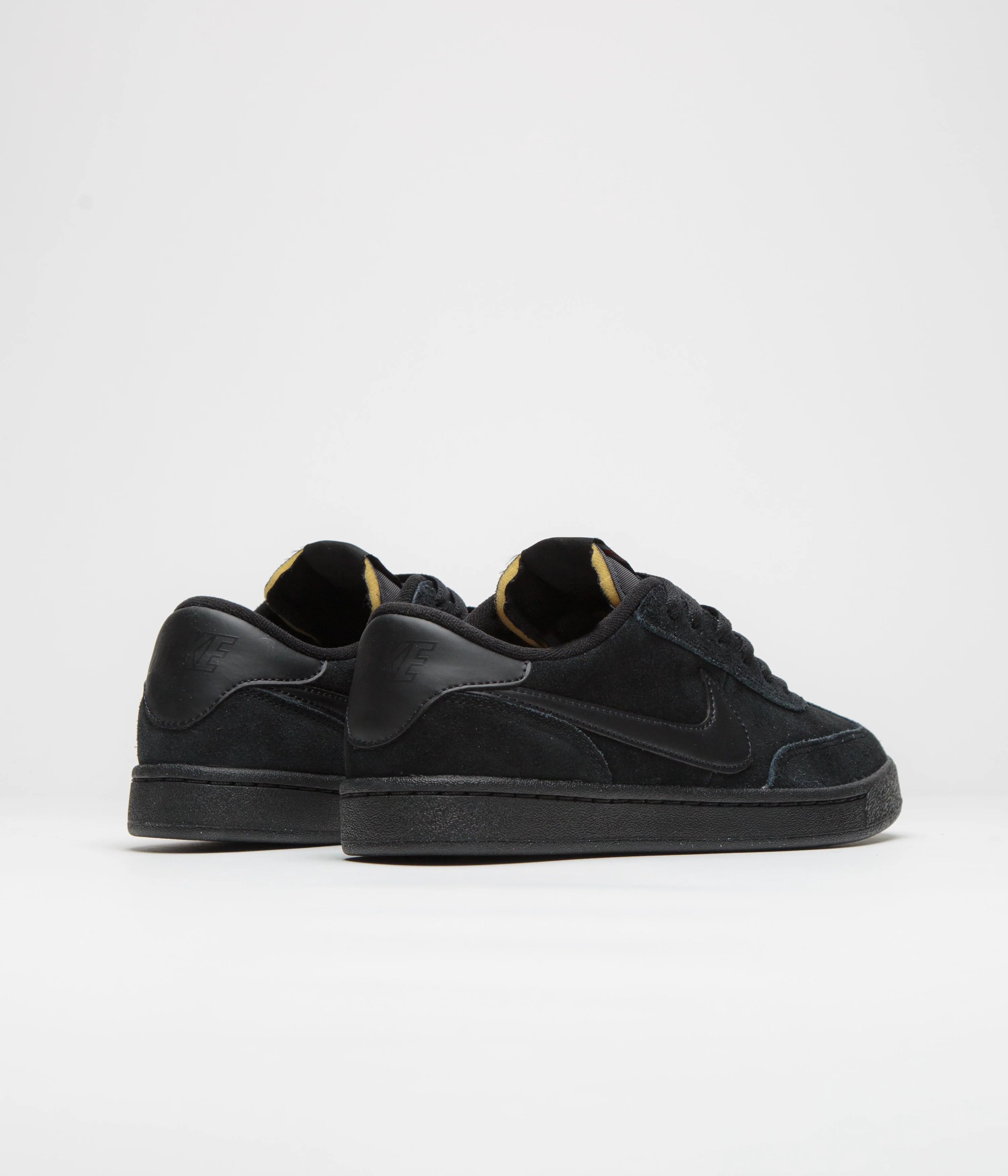 Nike SB FC Classic Shoes - Black / Black - Black - Vivid Orange - Image 4