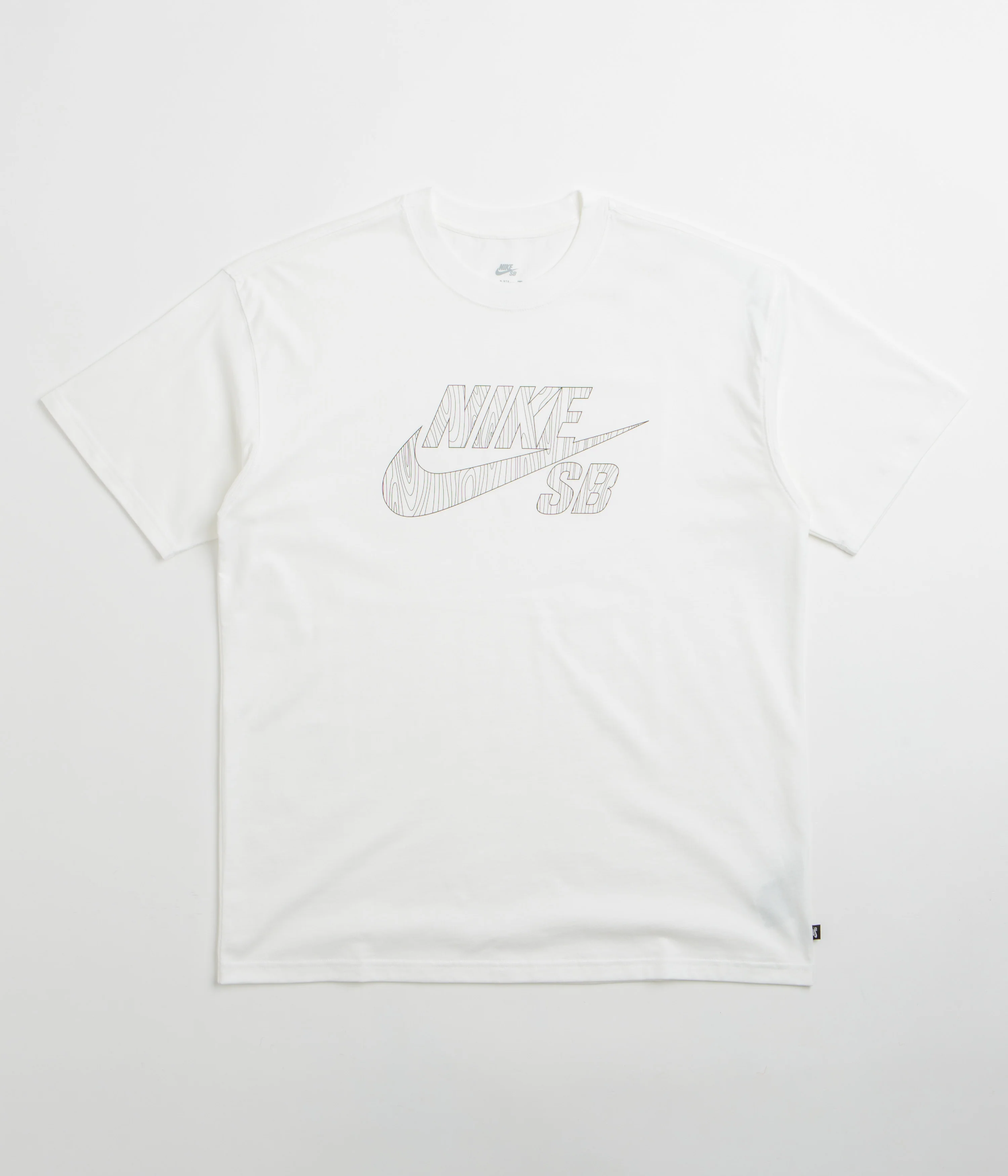 Nike SB Fill Logo T-Shirt - White / Black