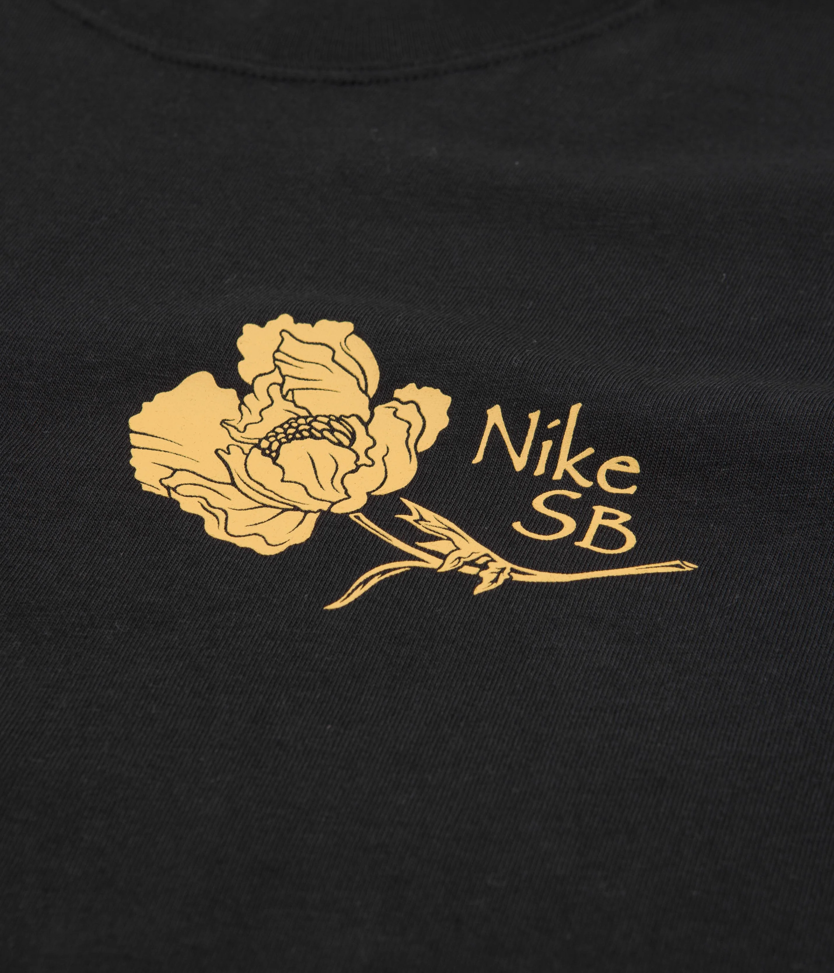Nike SB Flower T-Shirt - Black - Image 2