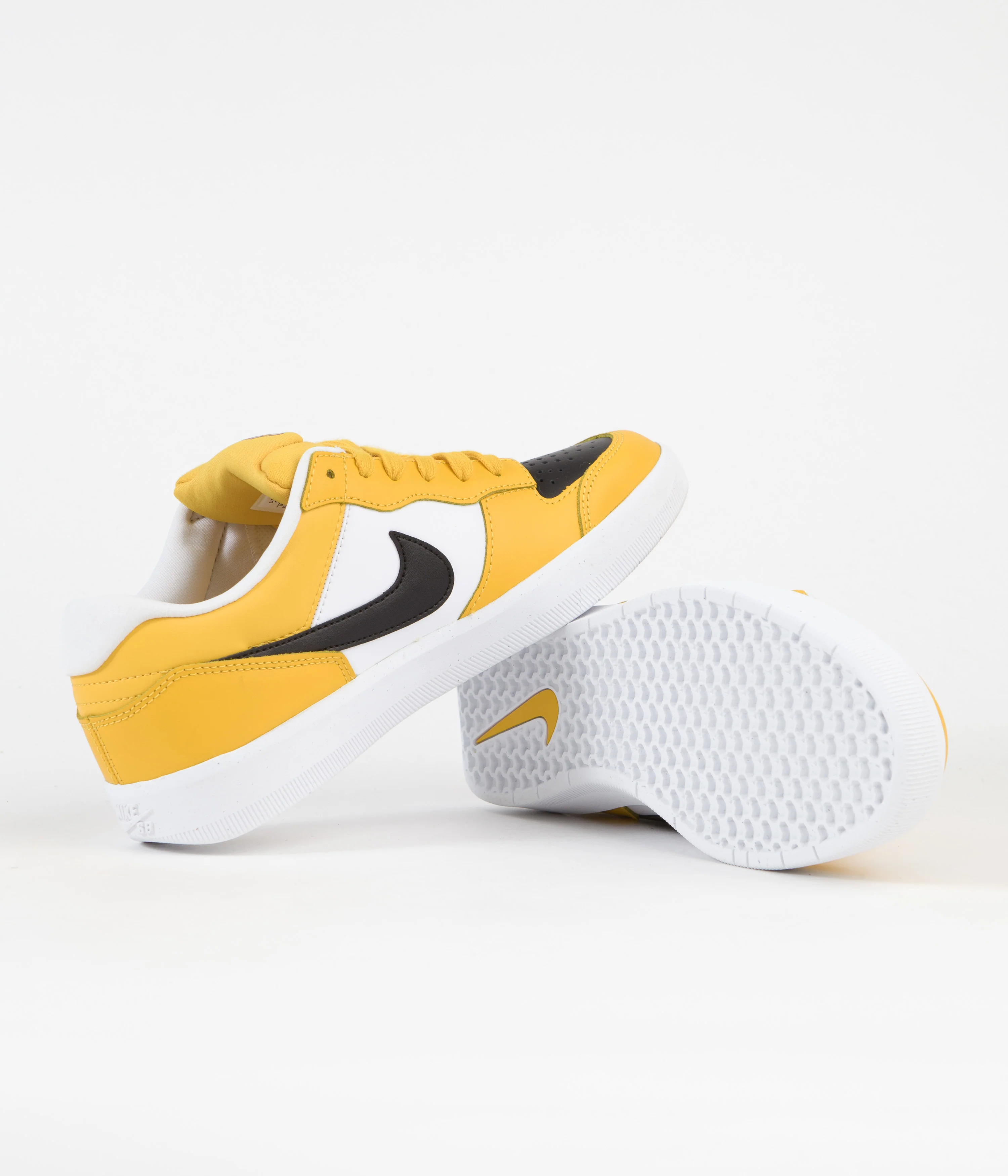 Nike SB Force 58 Premium Shoes - University Gold / Black - White - Pecan - Image 5