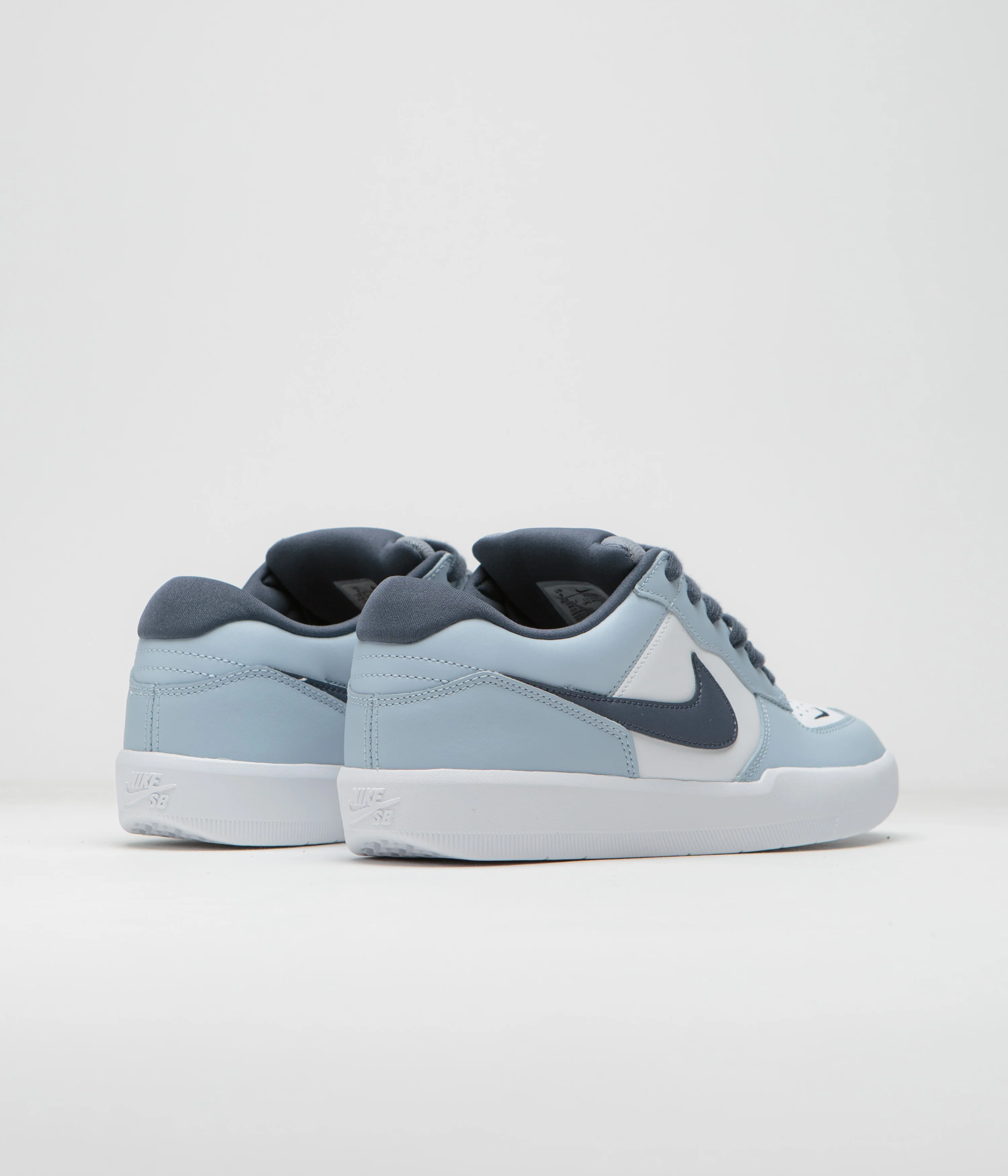 Nike SB Force 58 Premium Shoes - White / Thunder Blue - White - Ashen Slate - Image 4