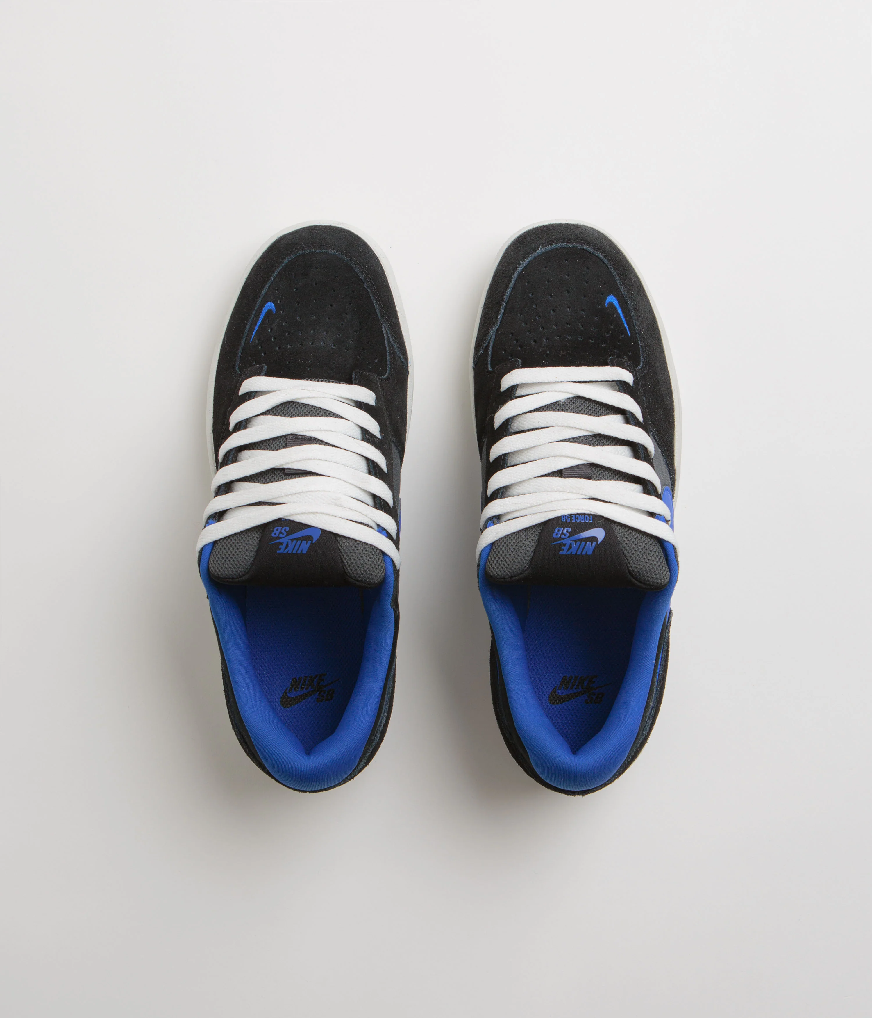 Nike SB Force 58 Shoes - Black / Hyper Royal - Anthracite - Image 7