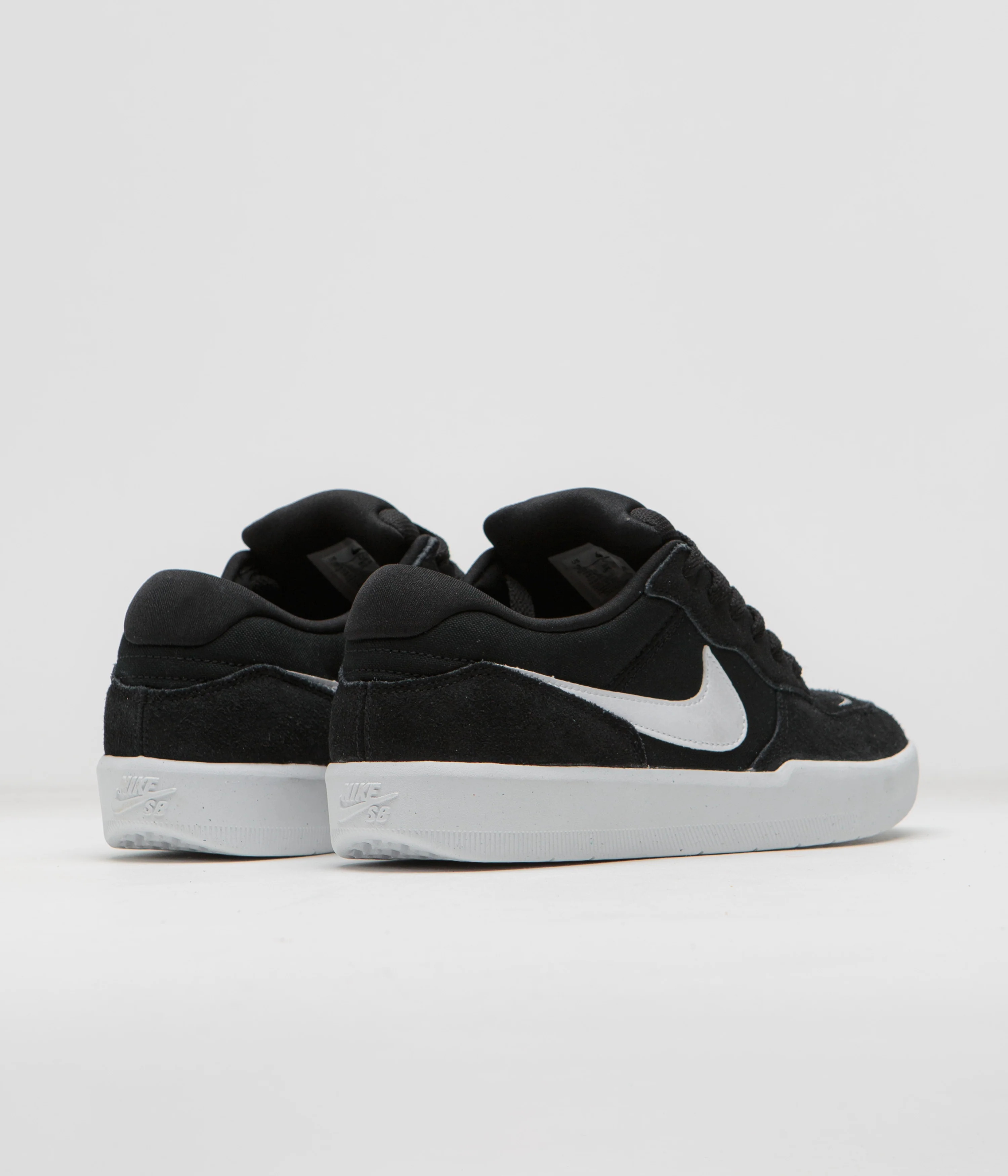 Nike SB Force 58 Shoes - Black / White - Black - Image 4