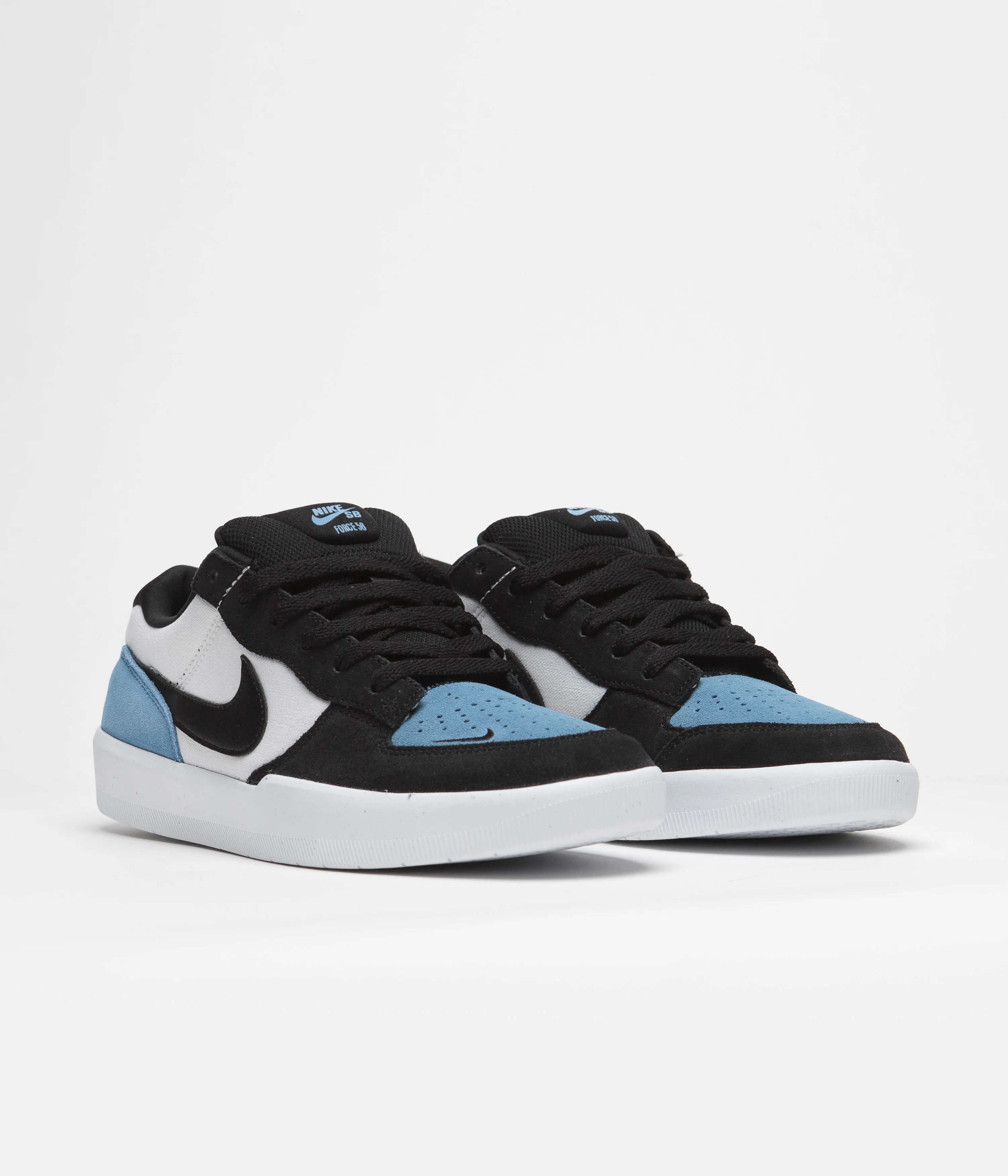 Nike SB Force 58 Shoes - Dutch Blue / Black - White - Image 2