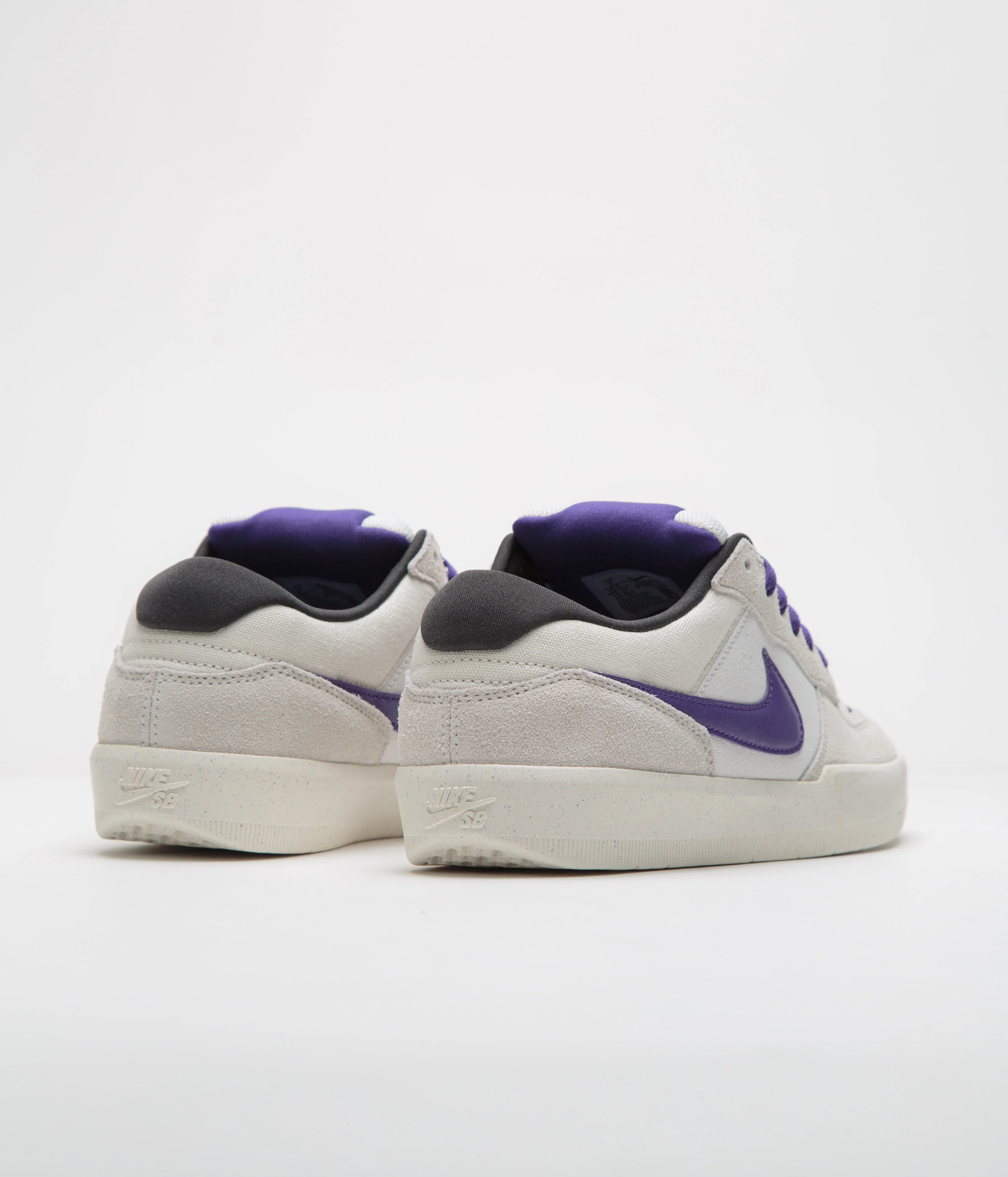 Nike SB Force 58 Shoes - Phantom / Court Purple - Summit White - Image 4