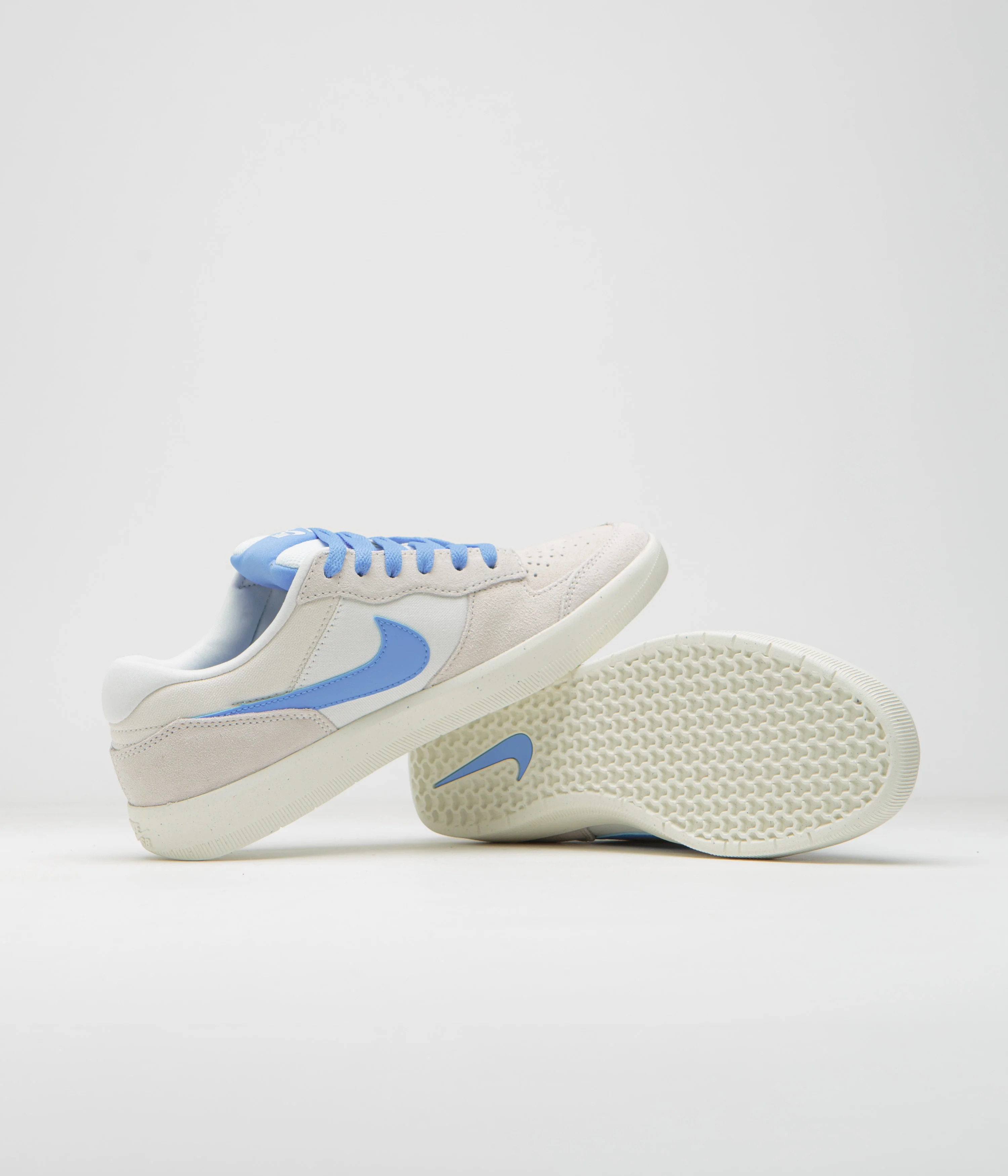 Nike SB Force 58 Shoes - Phantom / University Blue - Summit White - Image 5