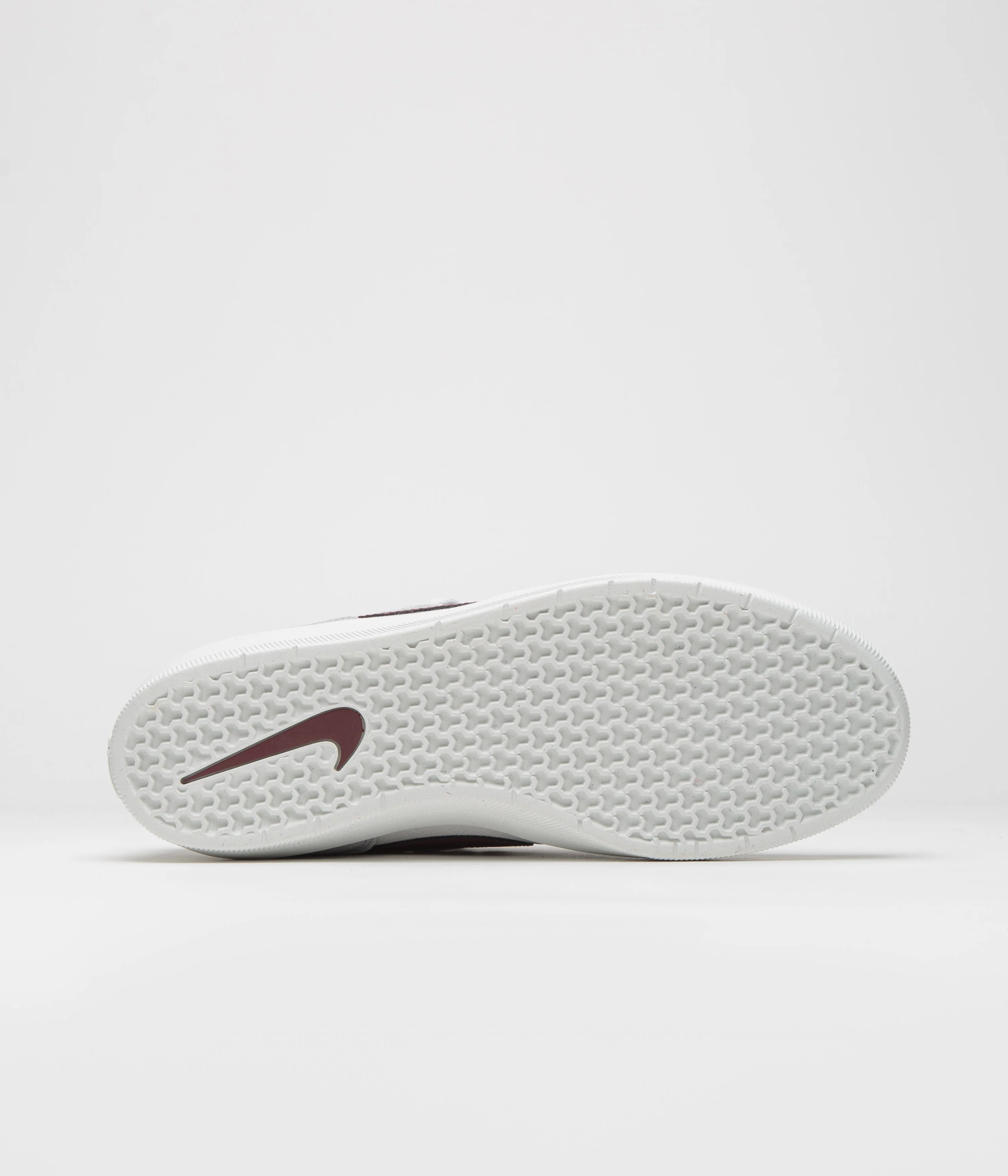 Nike SB Force 58 Shoes - Platinum Tint / Dark Team Red - Wolf Grey - Image 6