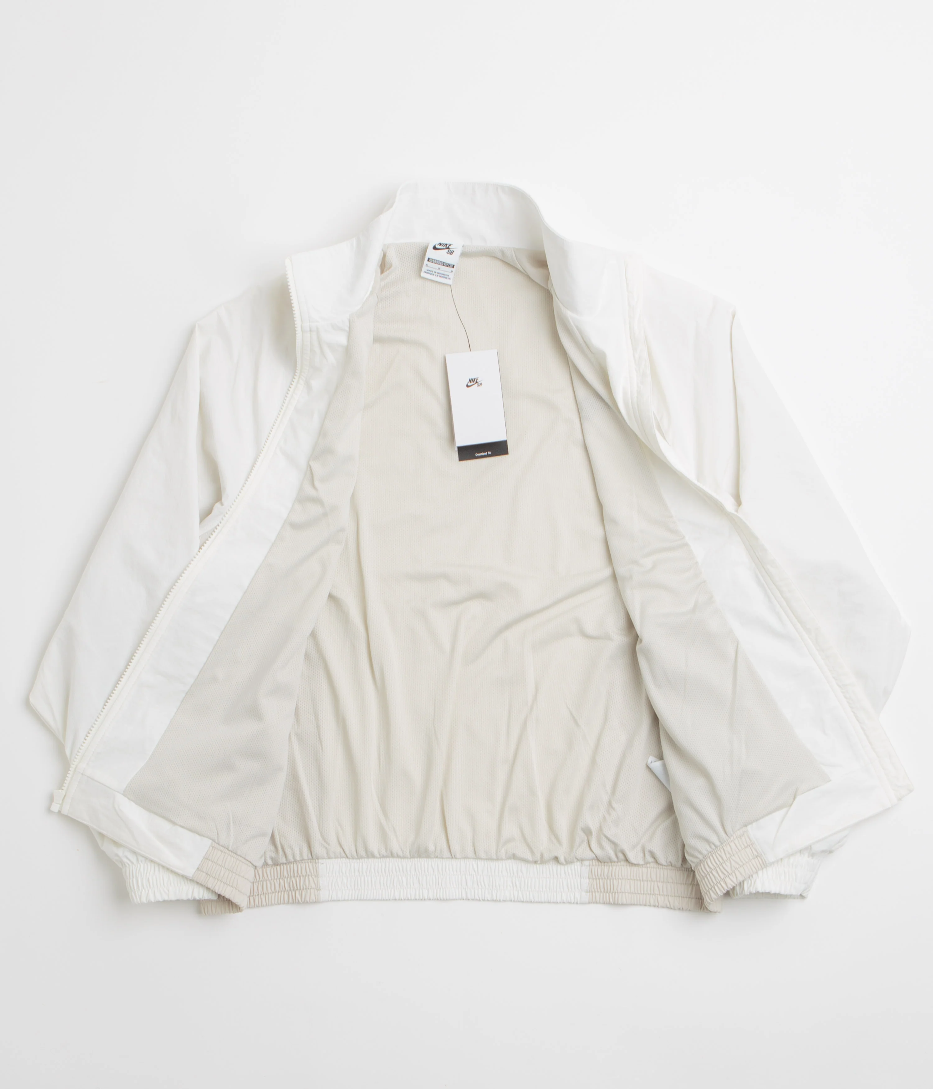 Nike SB Full Zip Woven Jacket - Sail / Light Bone / Black - Image 2
