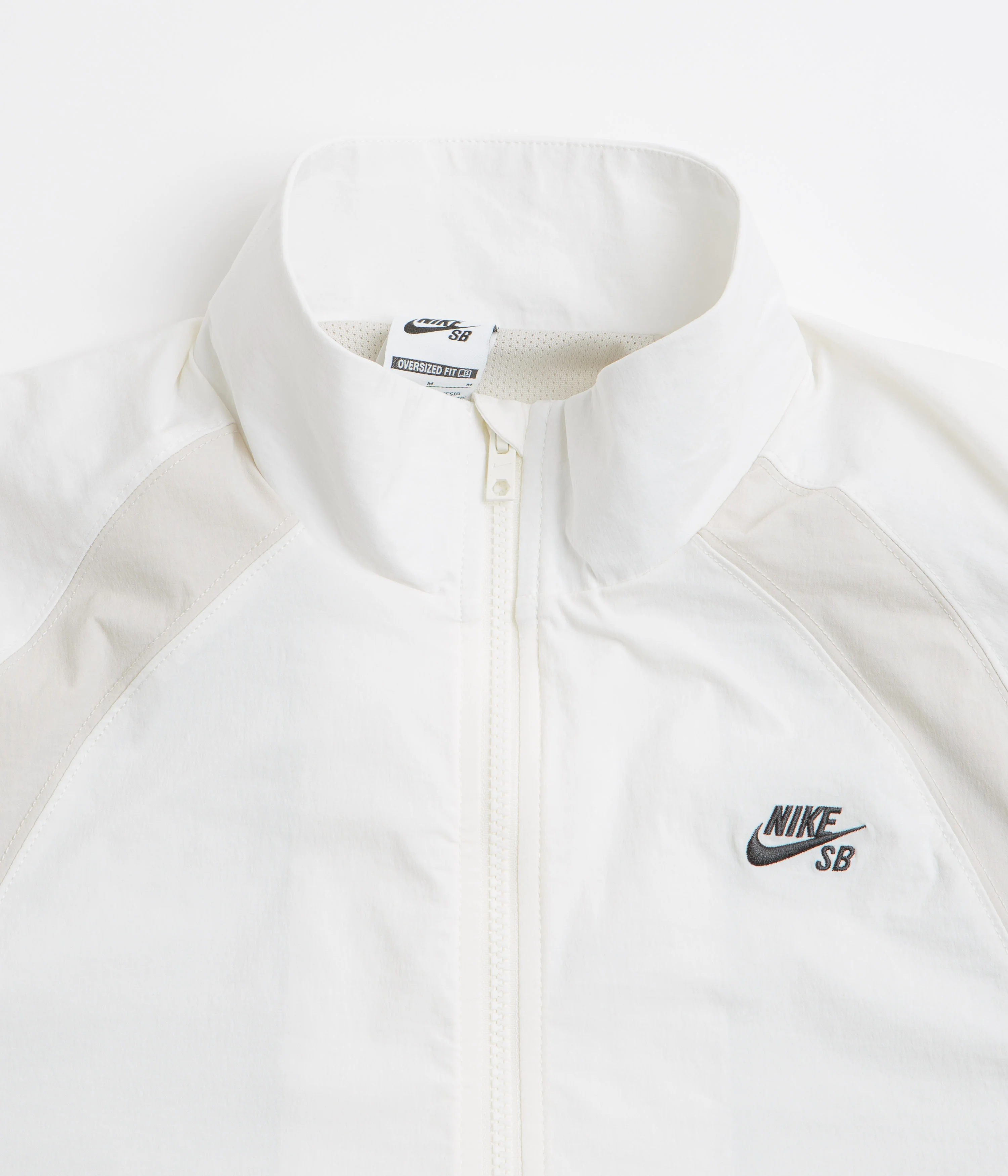 Nike SB Full Zip Woven Jacket - Sail / Light Bone / Black - Image 4
