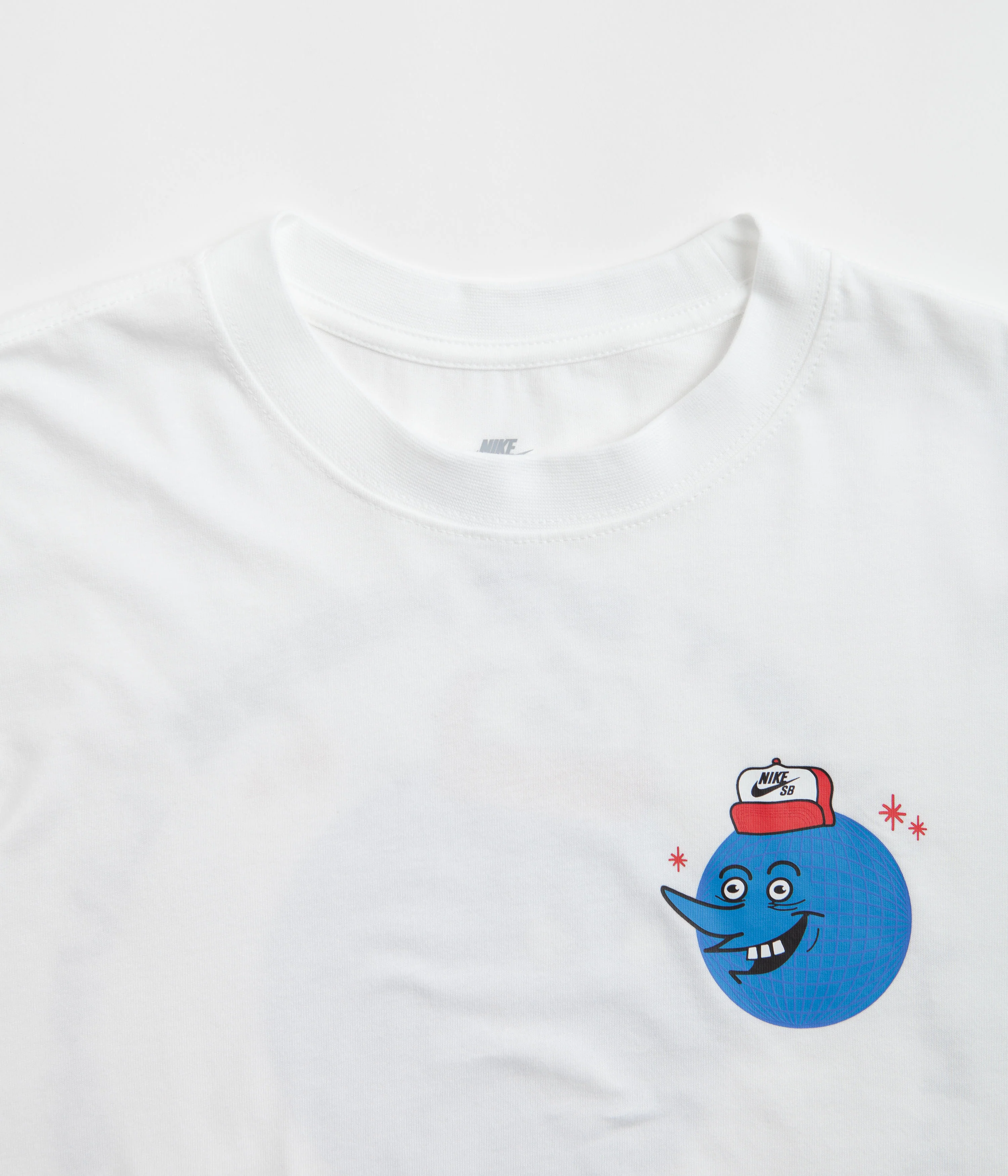 Nike SB Globe Guy T-Shirt - White - Image 5