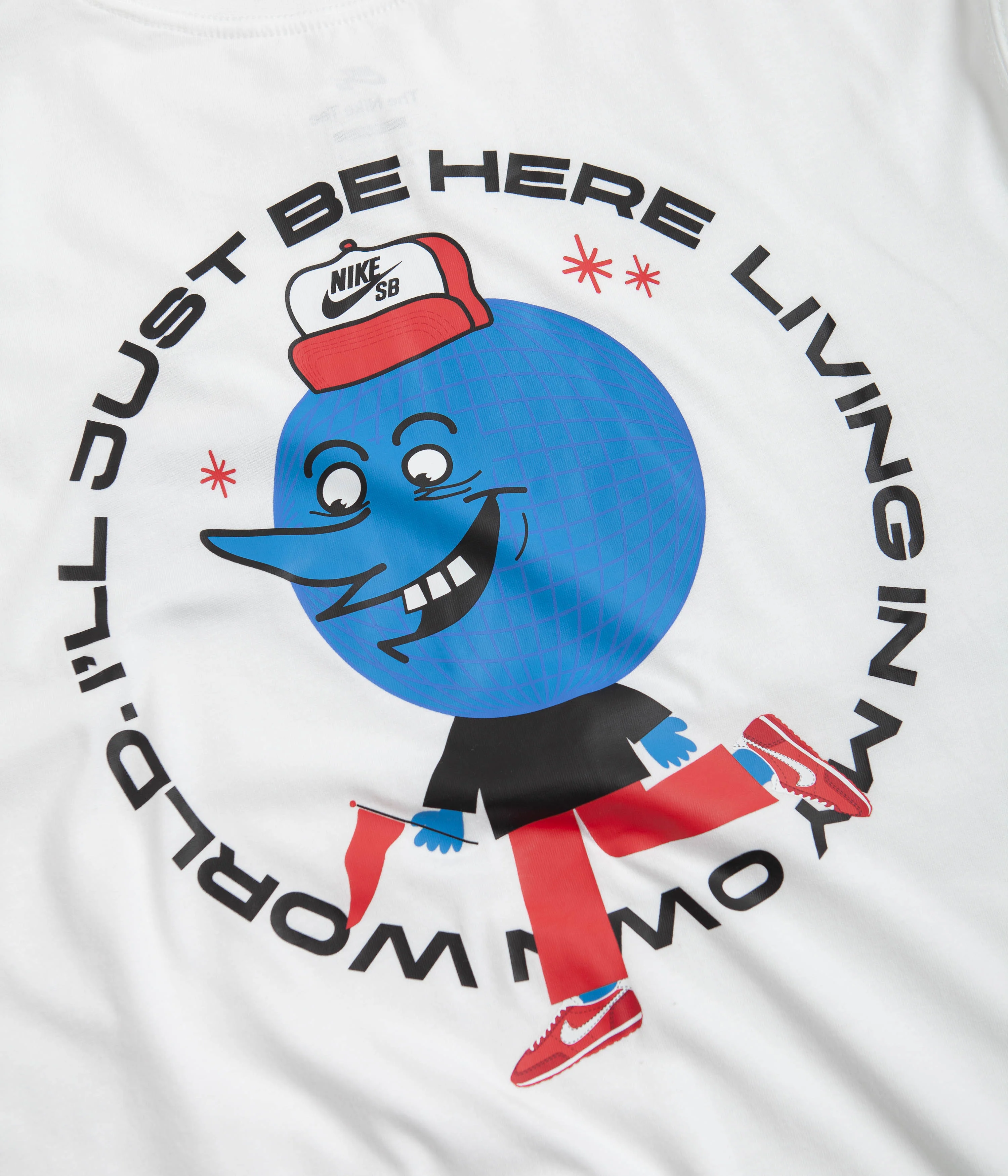Nike SB Globe Guy T-Shirt - White - Image 6