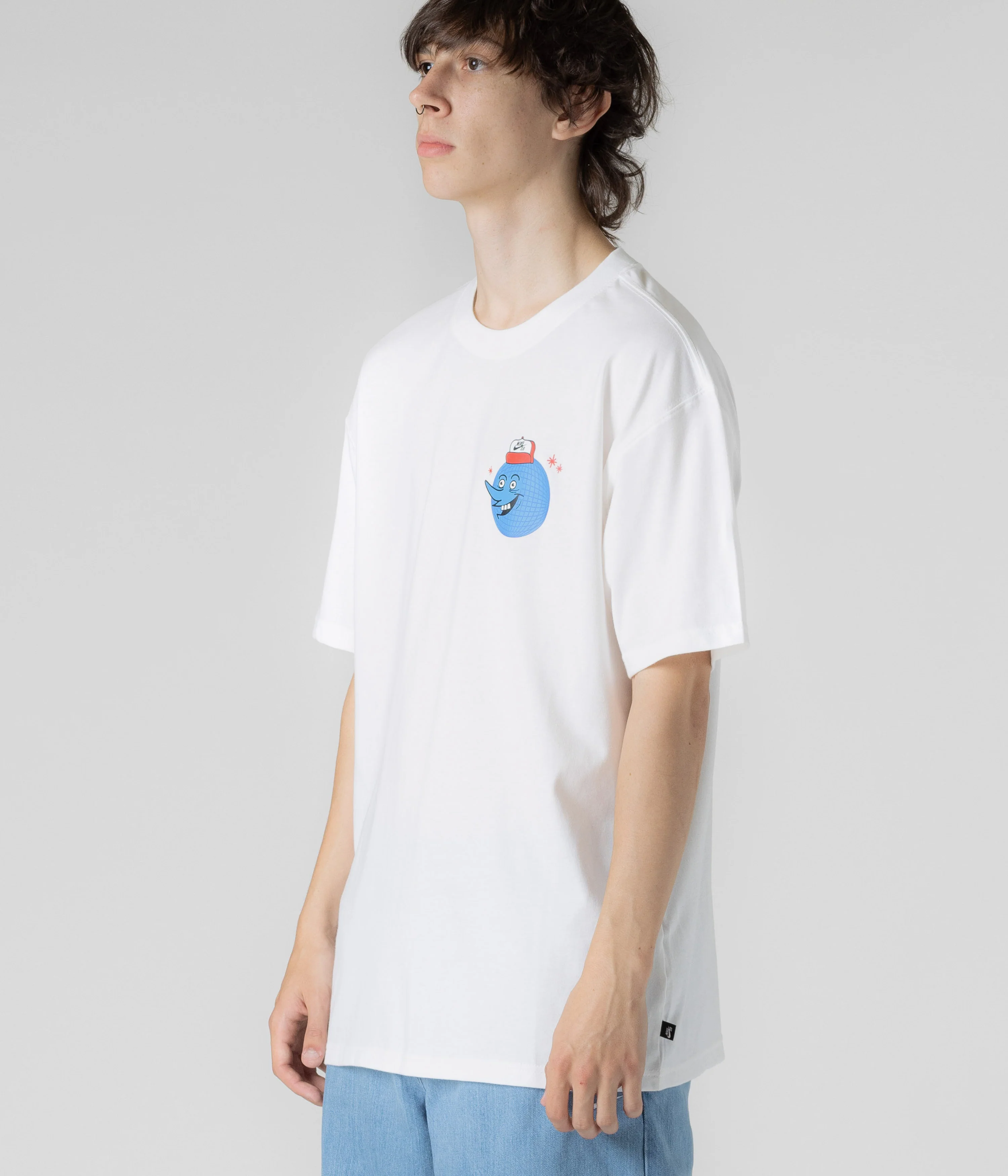 Nike SB Globe Guy T-Shirt - White - Image 8
