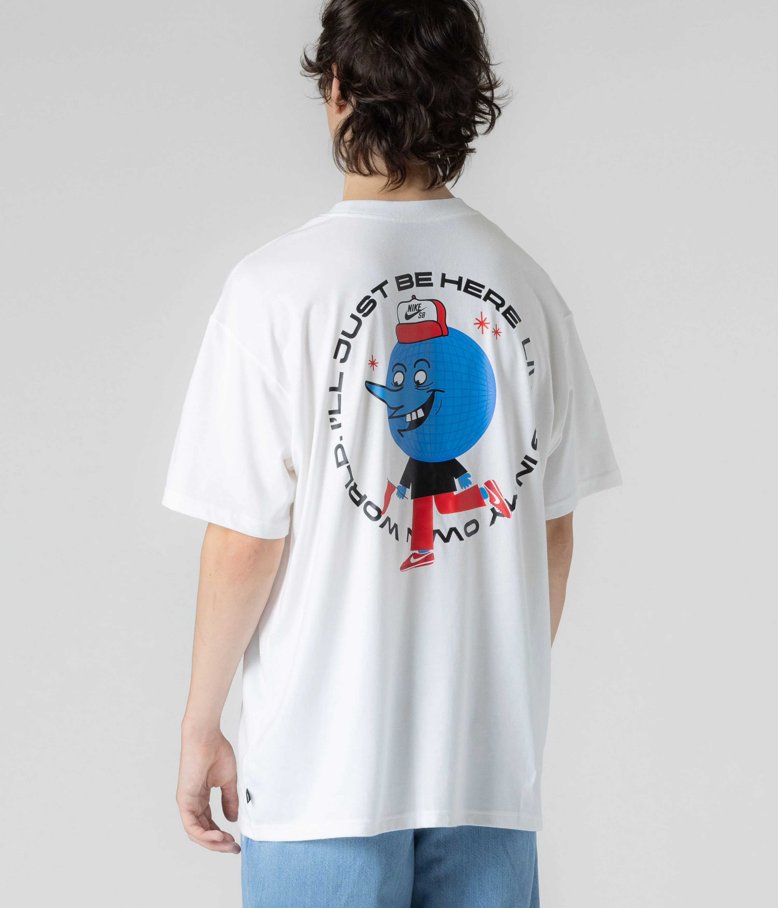 Nike SB Globe Guy T-Shirt - White - Image 9