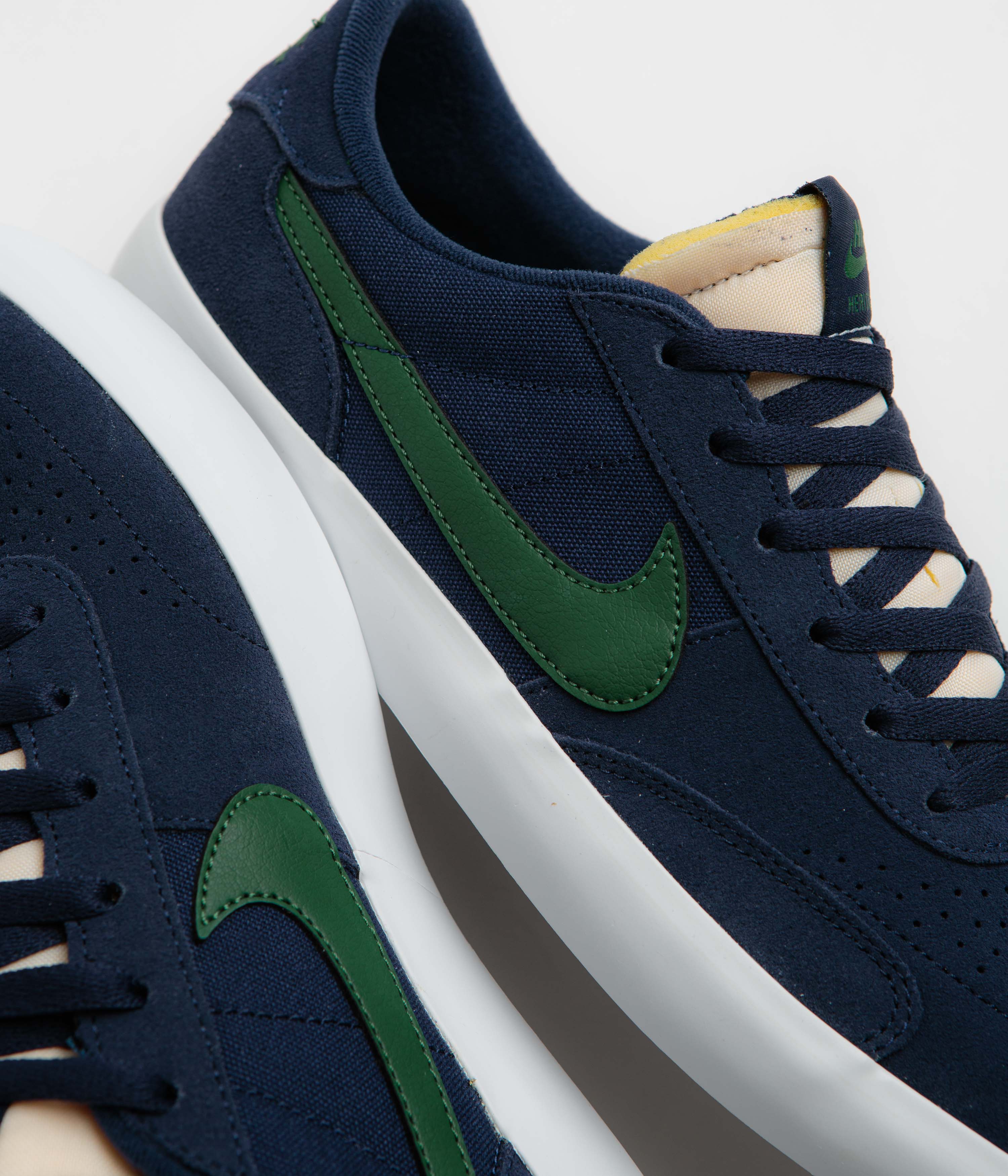 Nike SB Heritage Vulc Shoes - Midnight Navy / Noble Green - Midnight Navy - Image 3