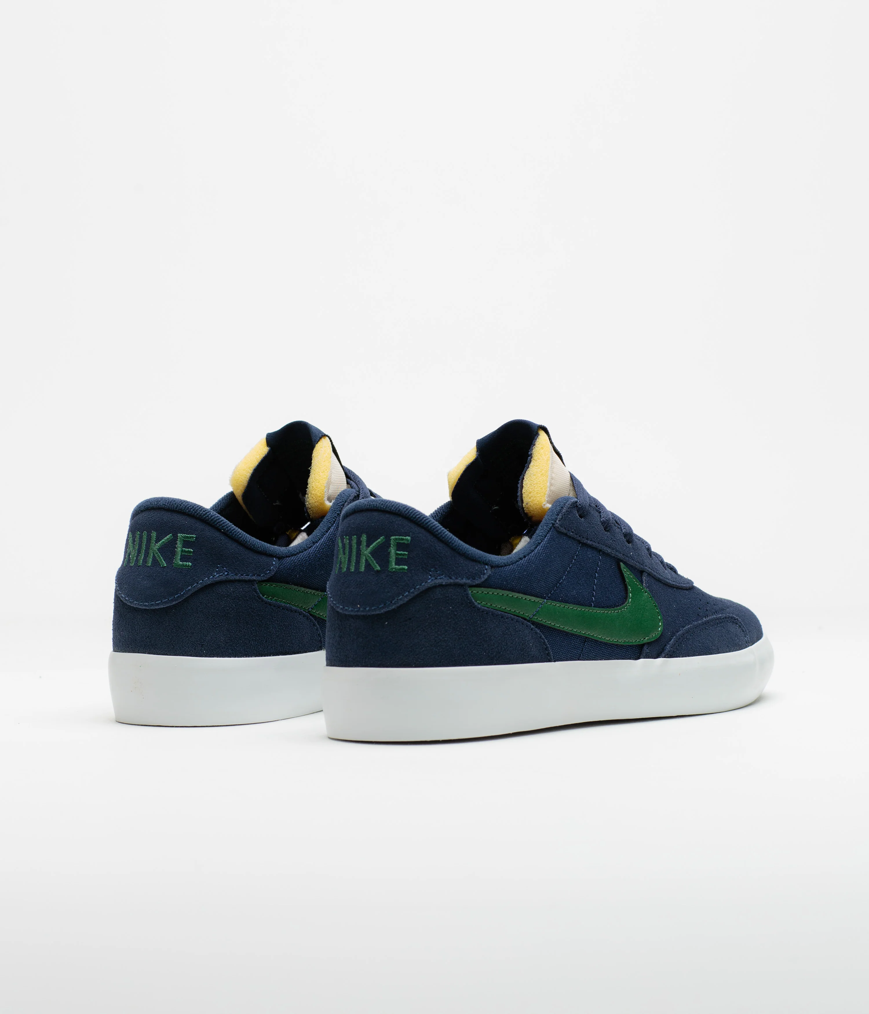 Nike SB Heritage Vulc Shoes - Midnight Navy / Noble Green - Midnight Navy - Image 4