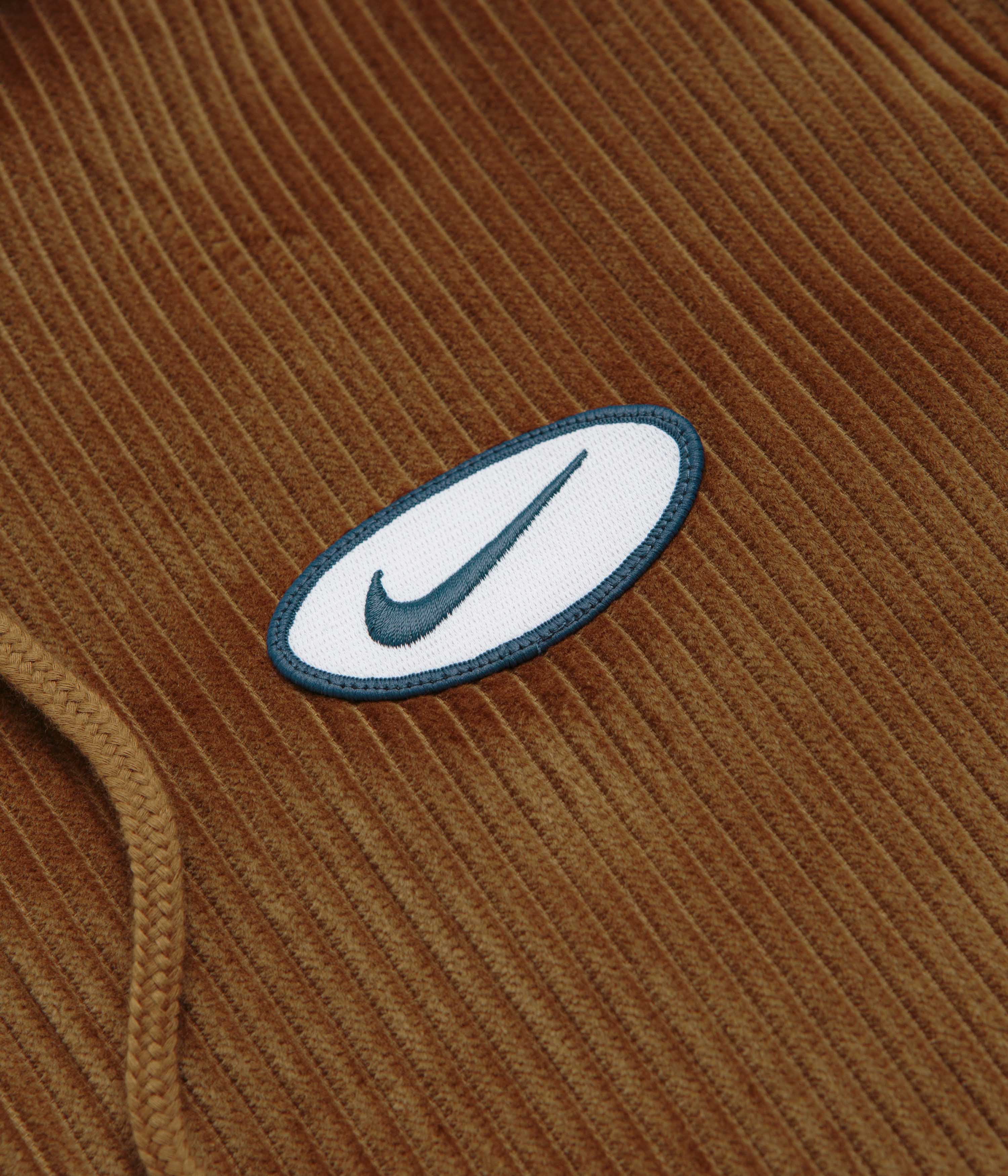 Nike SB Hooded Cord Jacket - Light British Tan / Armory Navy - Image 4