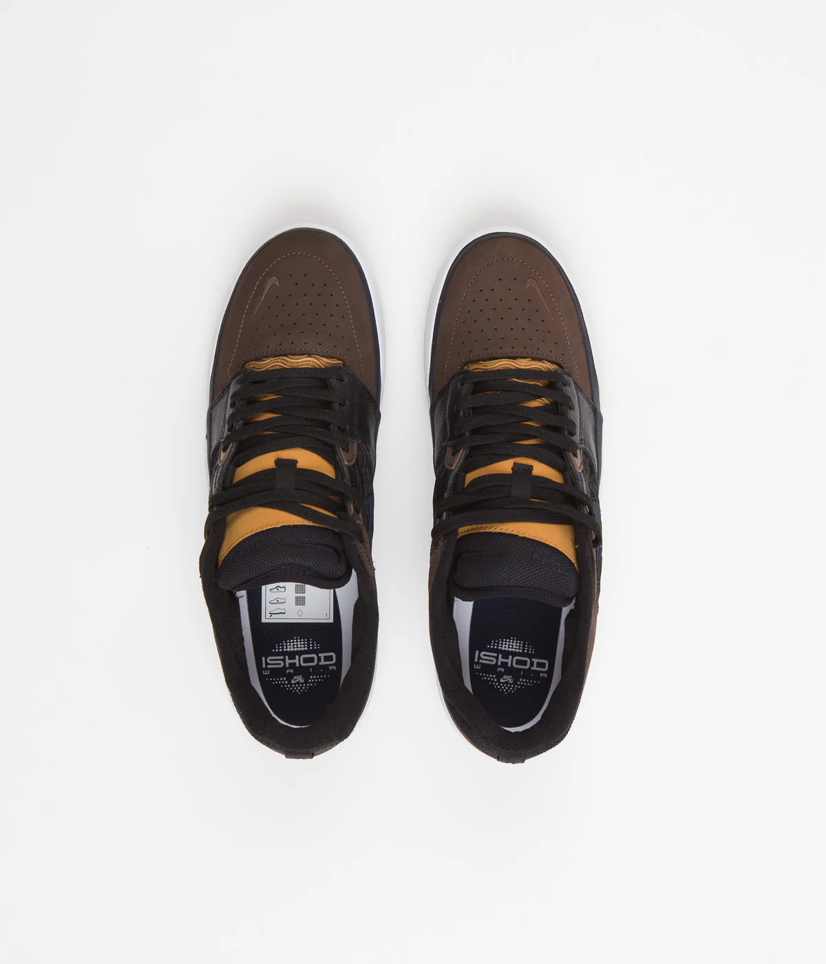 Nike SB Ishod Premium Shoes - Baroque Brown / Obsidian - Black - Image 7