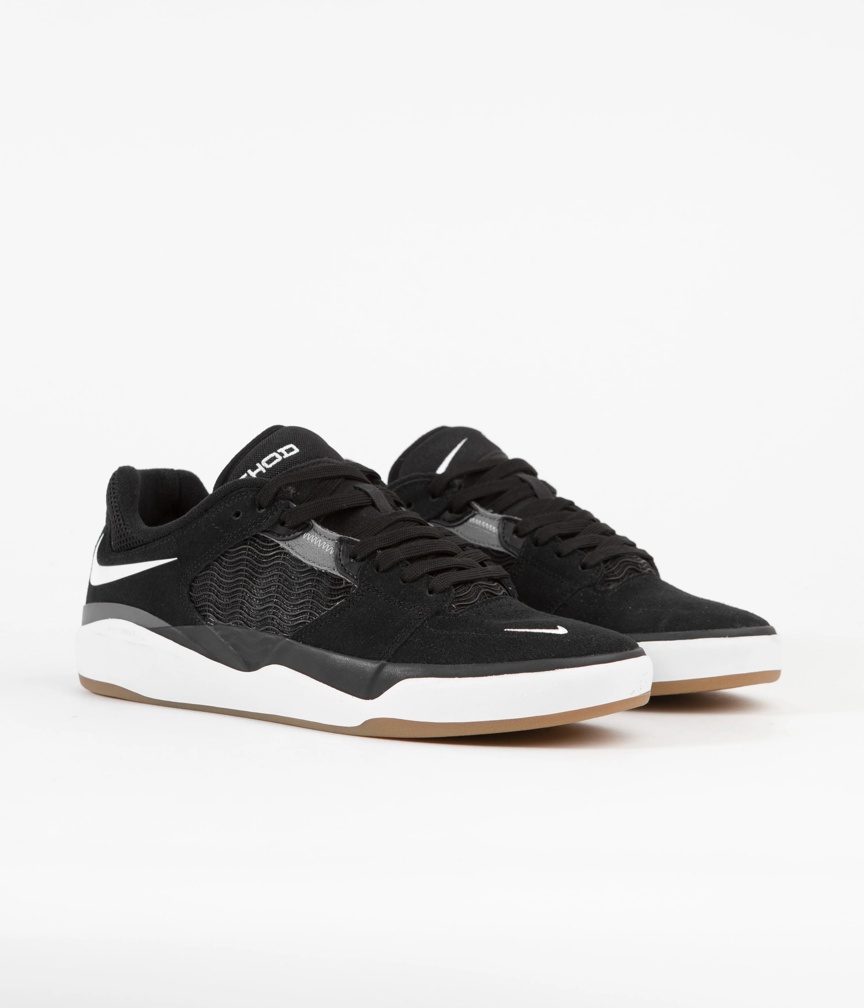 Nike SB Ishod Shoes - Black / White - Dark Grey - Black - Image 2