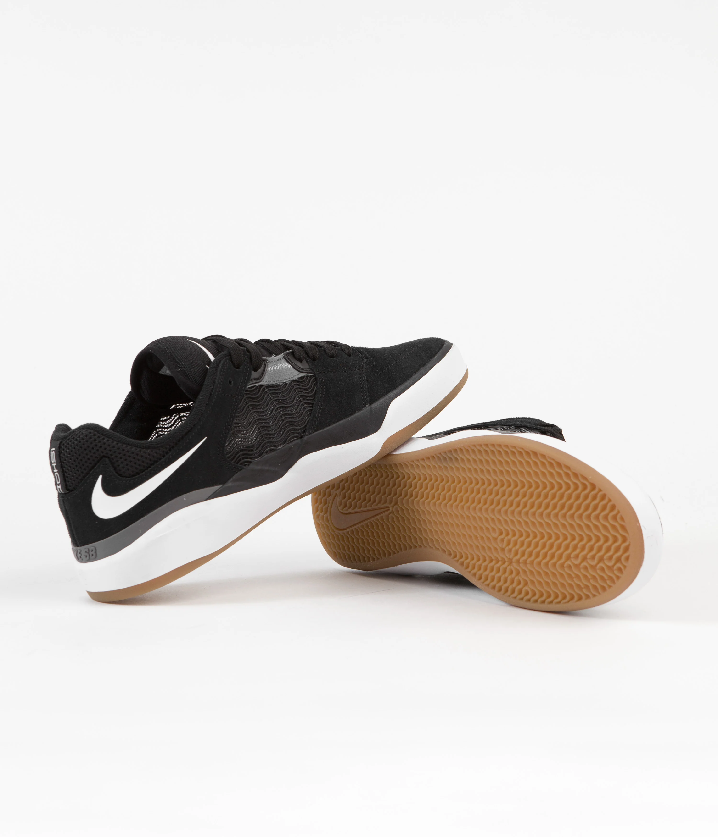 Nike SB Ishod Shoes - Black / White - Dark Grey - Black - Image 5