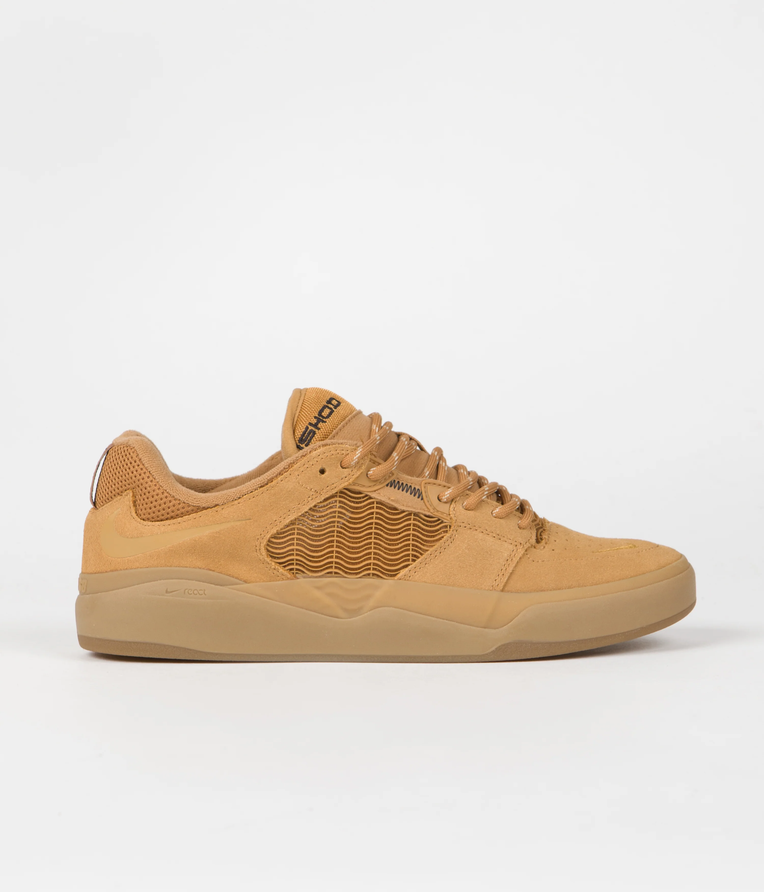Nike SB Ishod Shoes - Flax / Wheat - Flax - Gum Light Brown