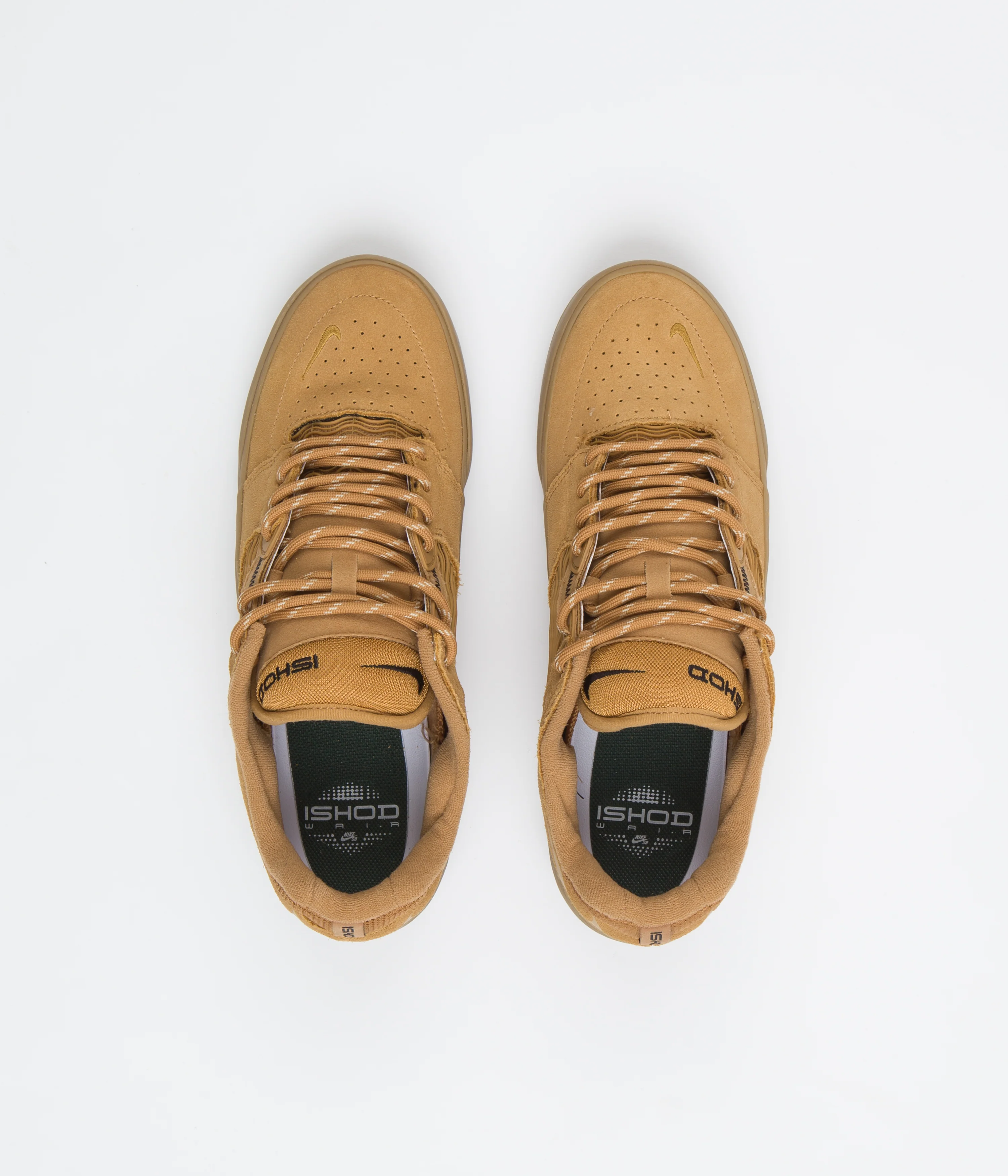 Nike SB Ishod Shoes - Flax / Wheat - Flax - Gum Light Brown - Image 7