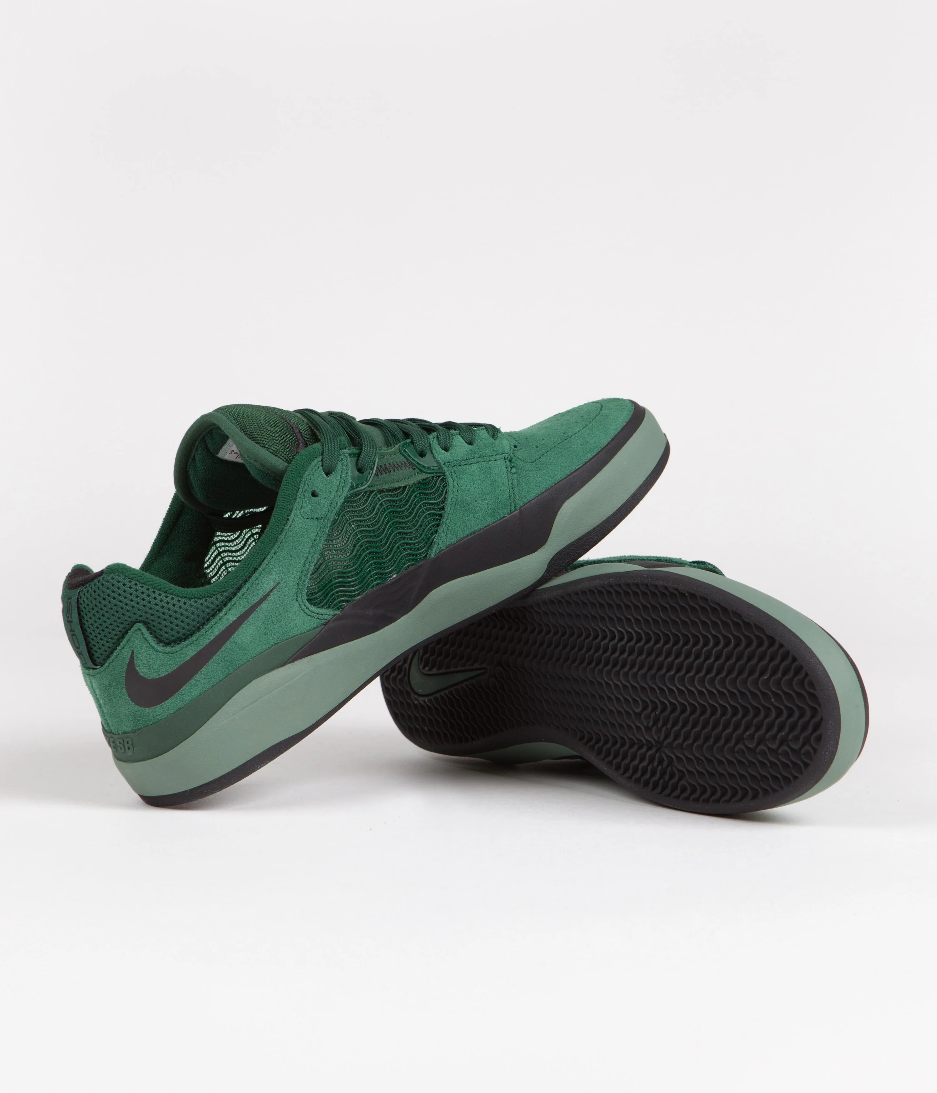 Nike SB Ishod Shoes - Gorge Green / Black - Dutch Green - Black - Image 5