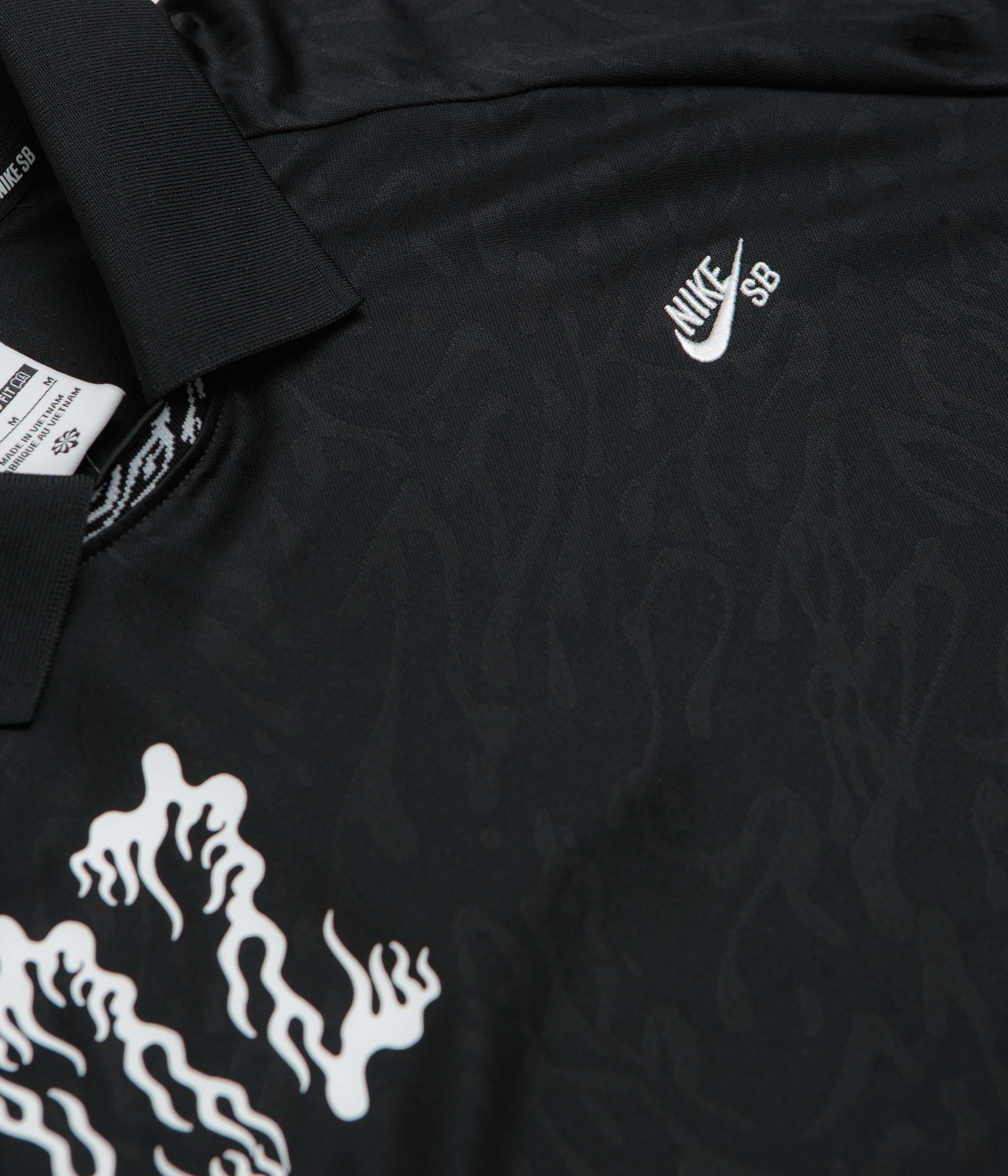 Nike SB Jacquard Jersey - Black / Black / White - Image 4