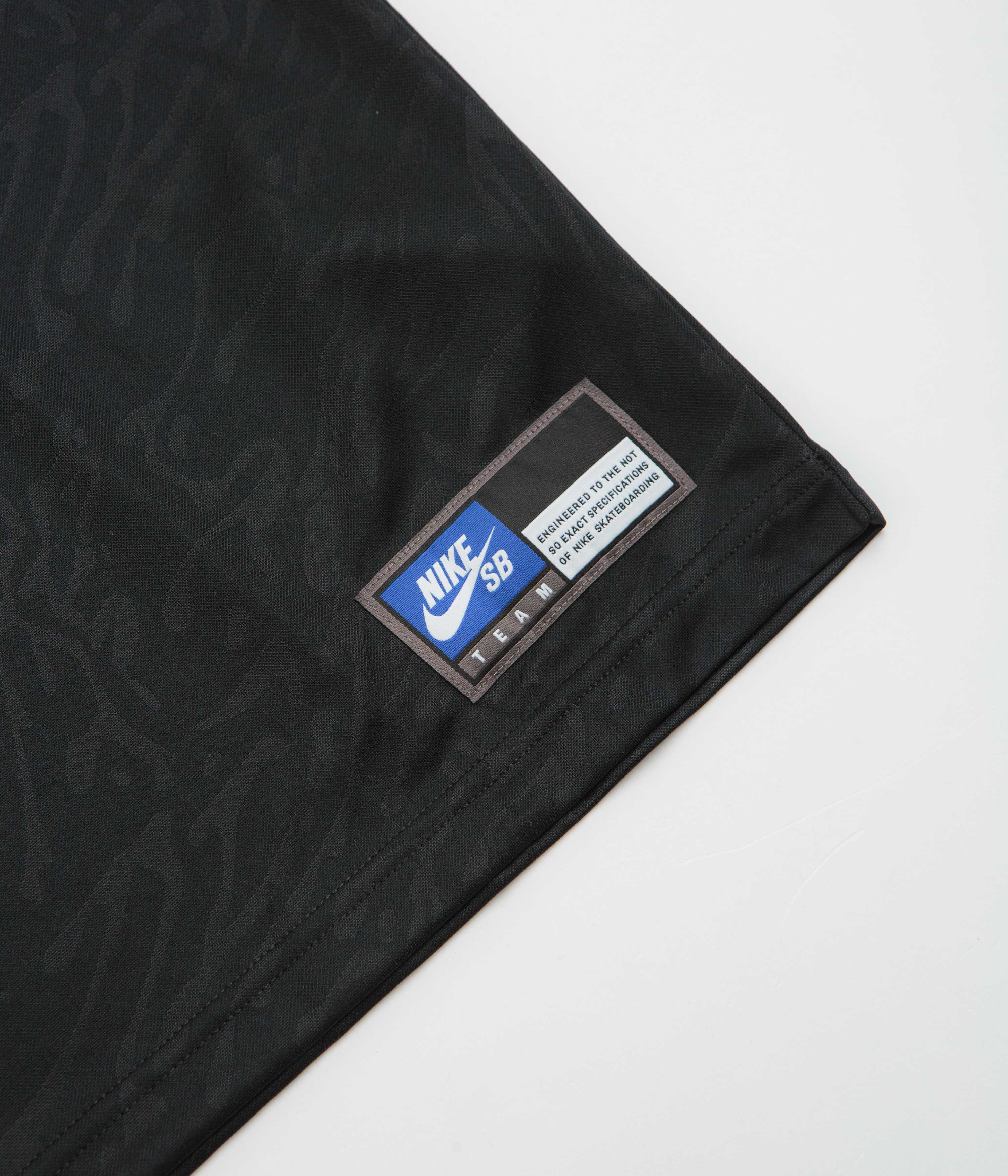 Nike SB Jacquard Jersey - Black / Black / White - Image 6