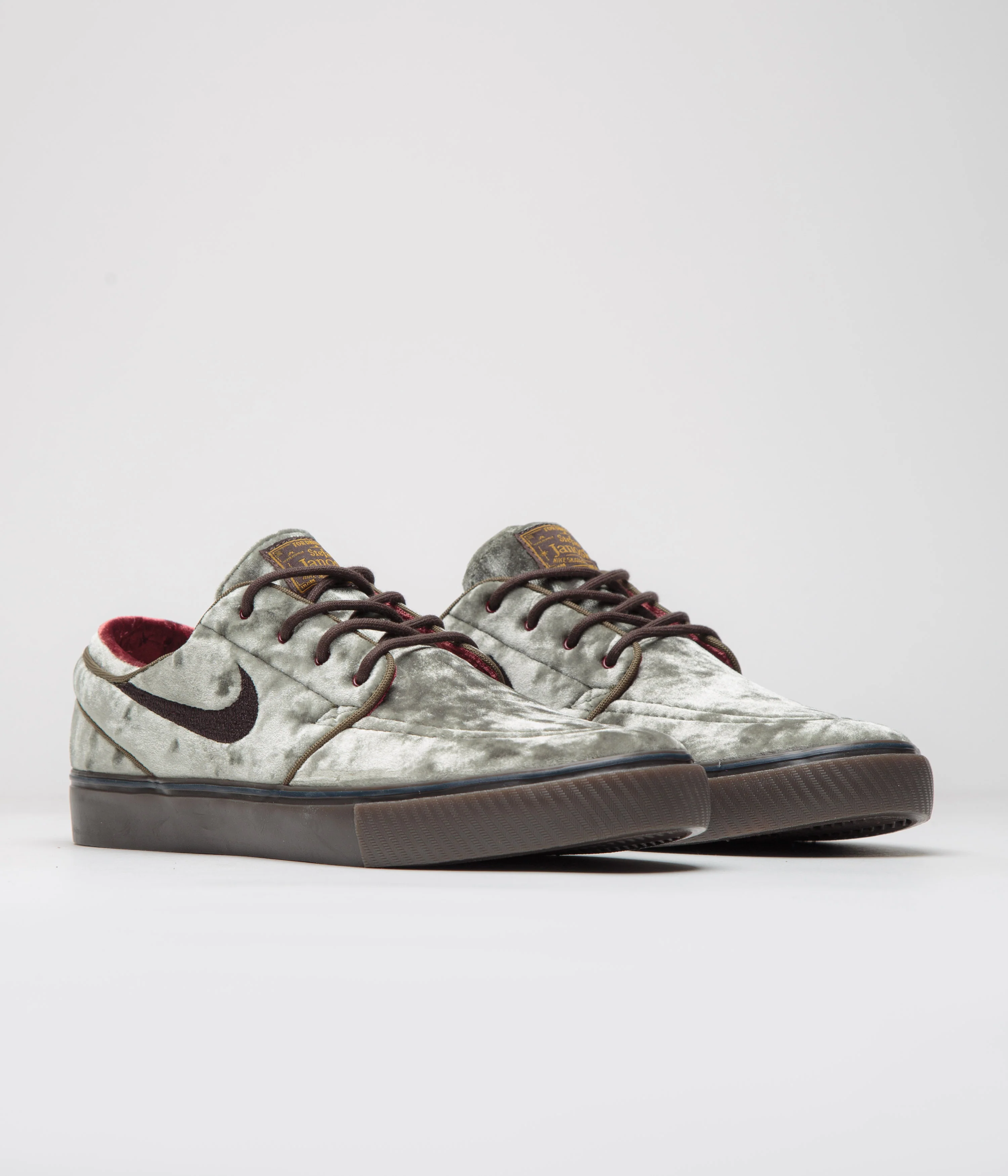 Nike SB Janoski OG+ SE ‘City of Cinema’ Shoes - Medium Olive / Velvet Brown - Baroque Brown - Image 2