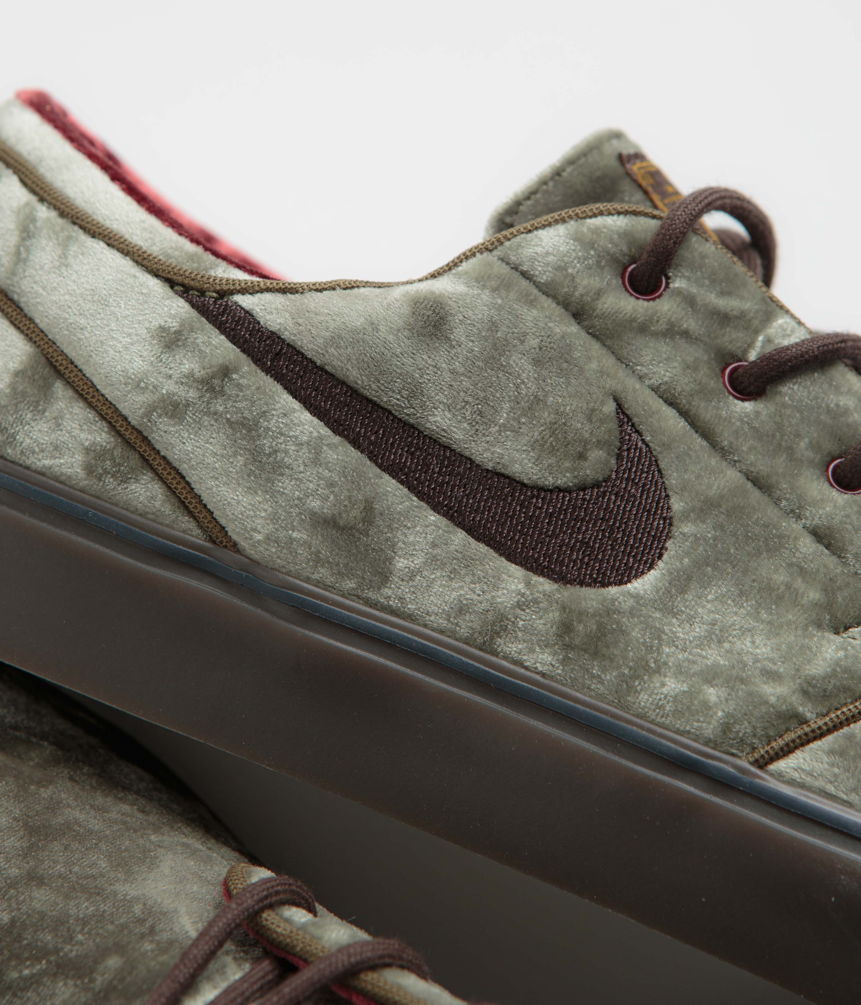 Nike SB Janoski OG+ SE ‘City of Cinema’ Shoes - Medium Olive / Velvet Brown - Baroque Brown - Image 3