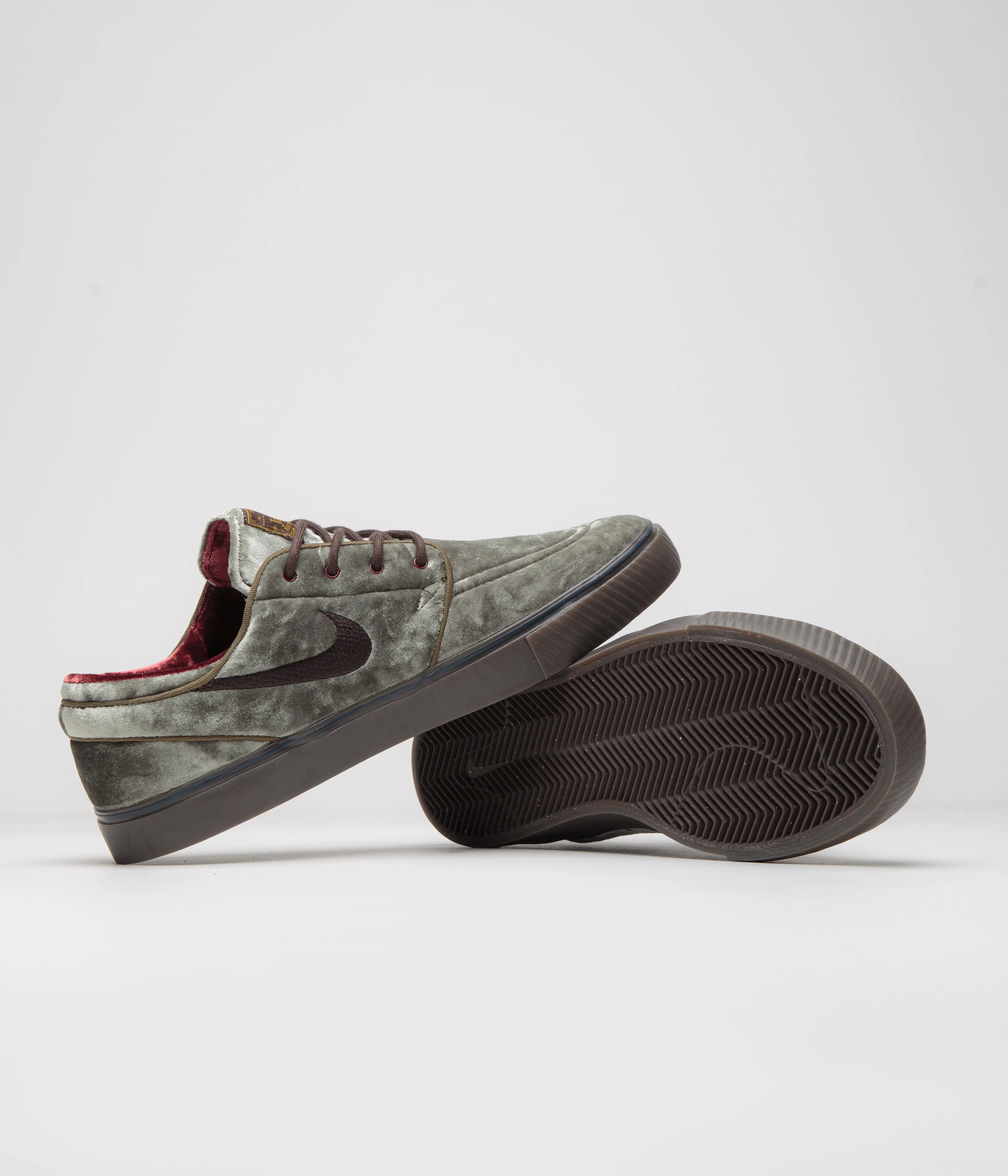 Nike SB Janoski OG+ SE ‘City of Cinema’ Shoes - Medium Olive / Velvet Brown - Baroque Brown - Image 5