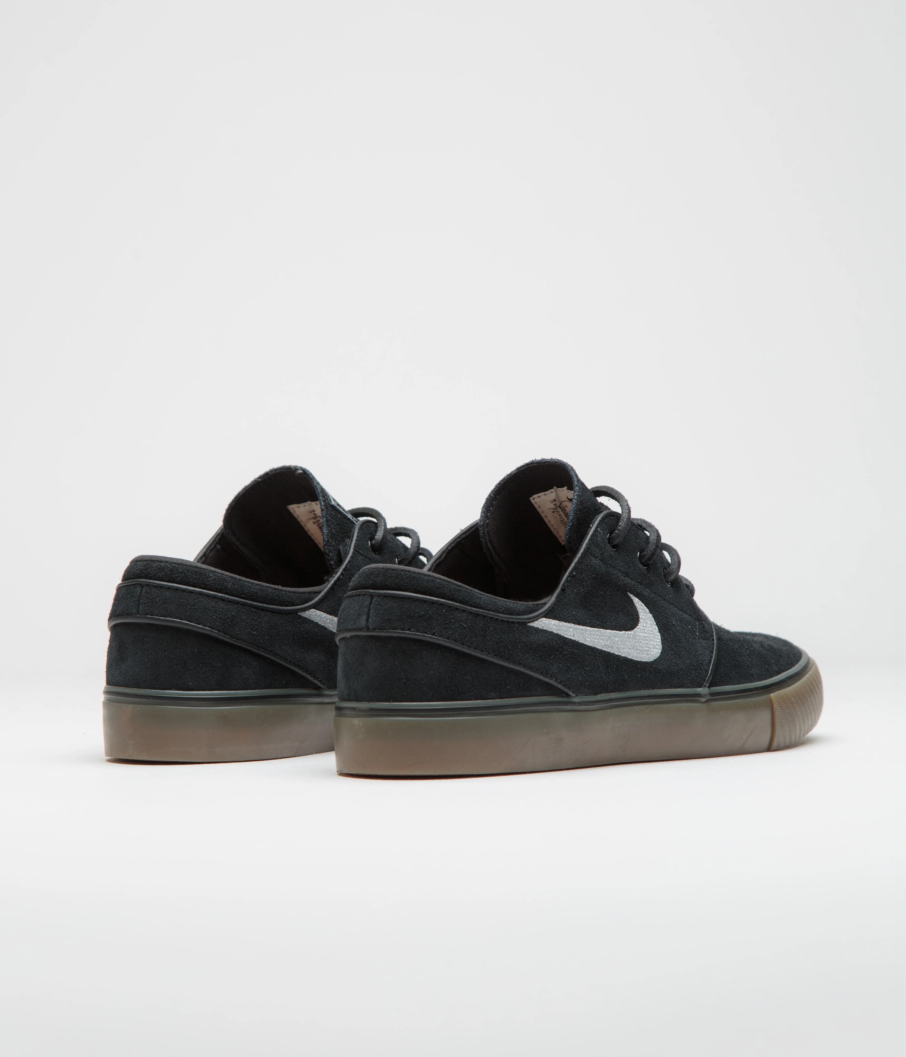 Nike SB Janoski OG+ Shoes - Black / White - Black - Gum Light Brown - Image 4