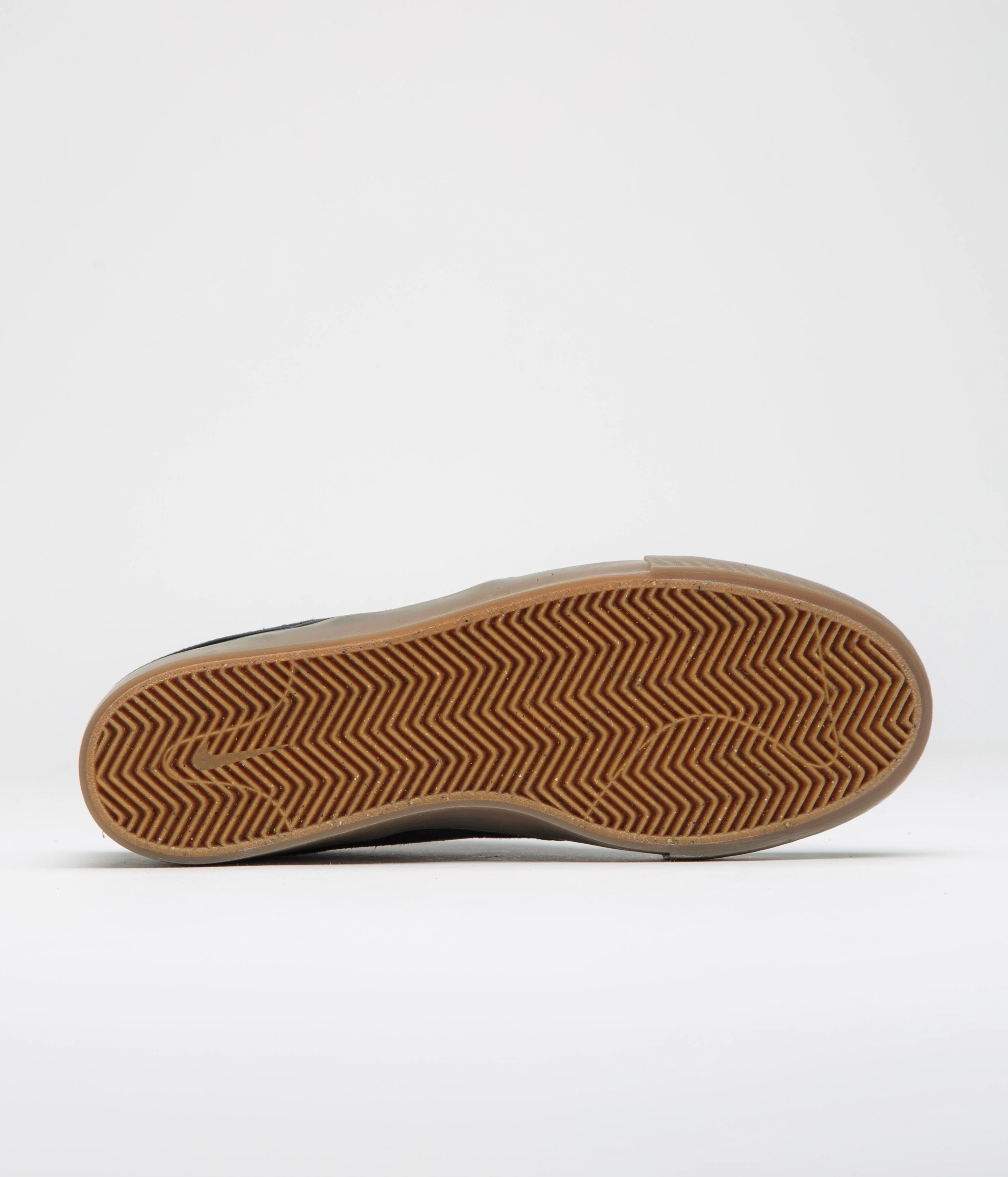 Nike SB Janoski OG+ Shoes - Black / White - Black - Gum Light Brown - Image 6