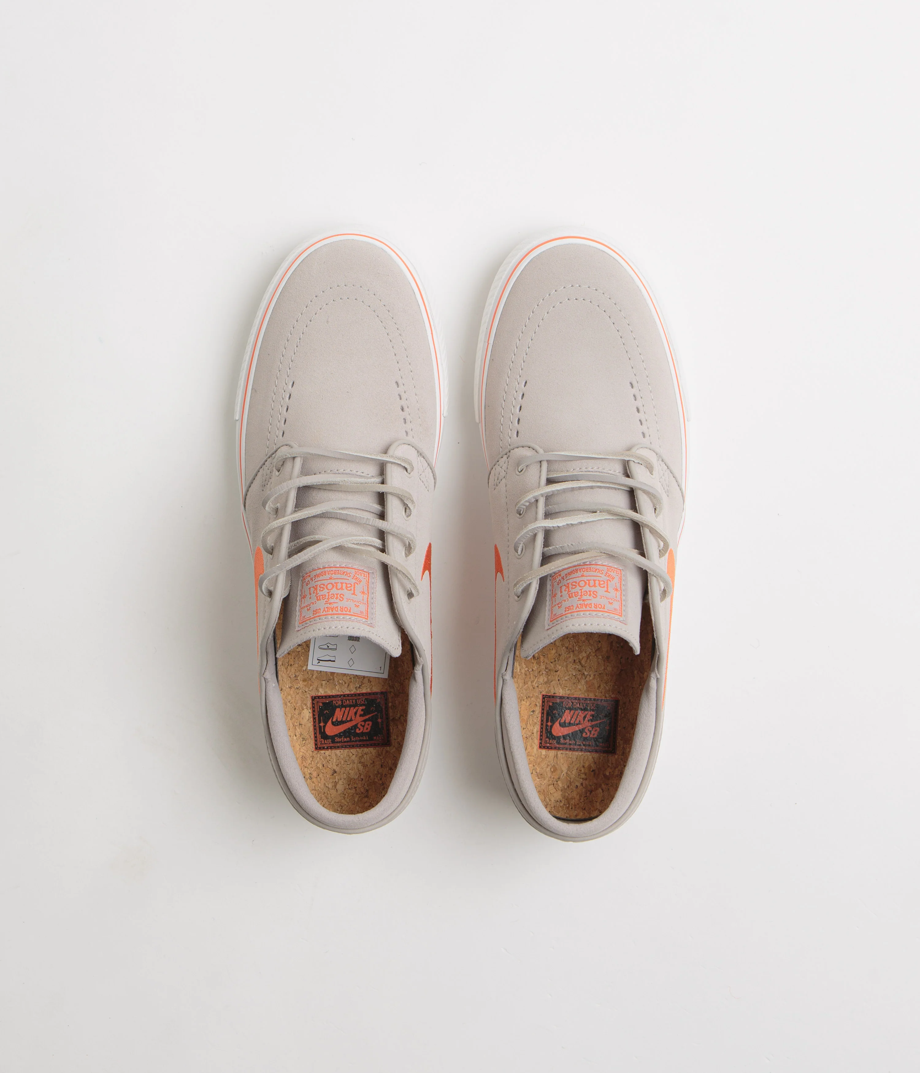 Nike SB Janoski OG+ Shoes - College Grey / Cosmic Clay - Summit White - Image 7