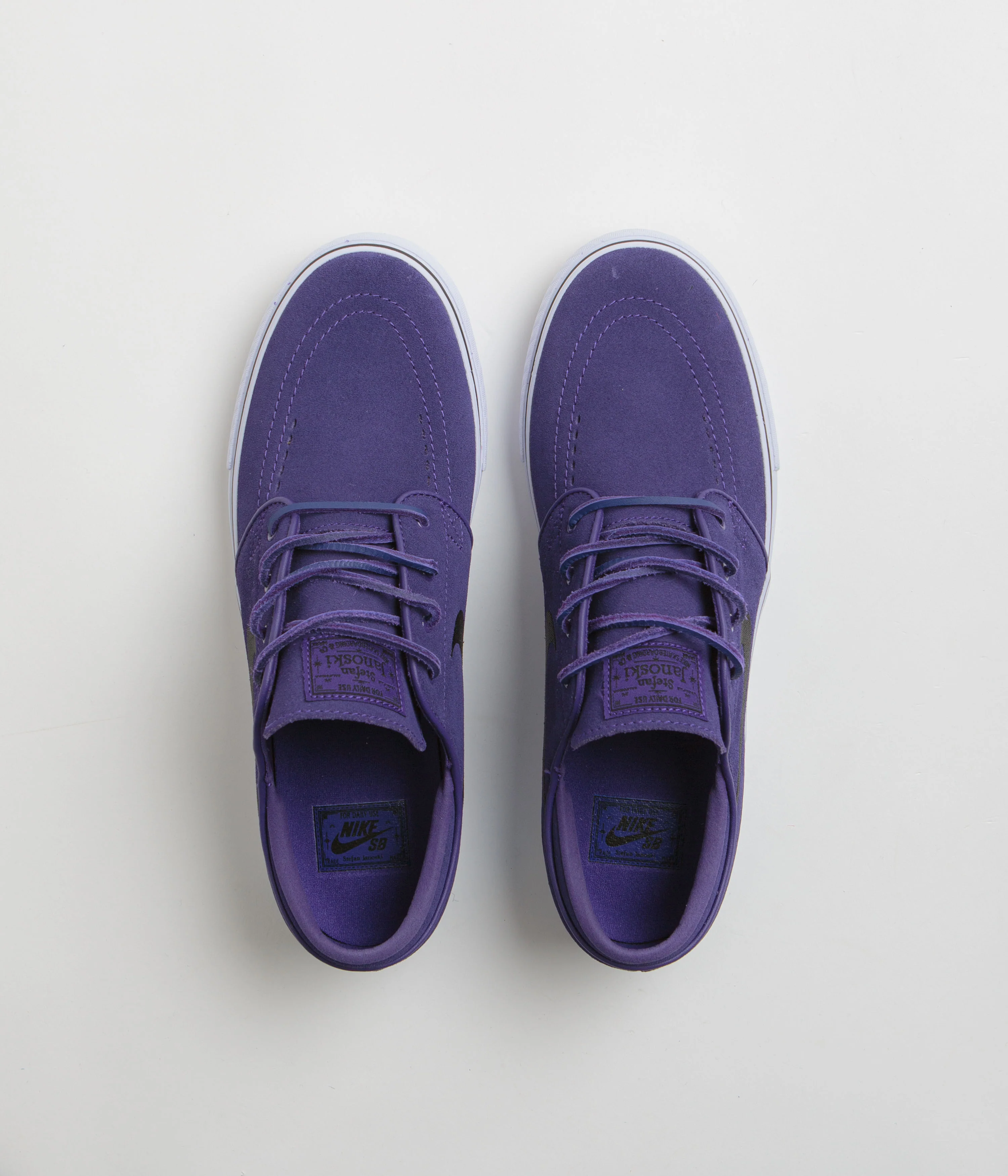 Nike SB Janoski OG+ Shoes - Court Purple / Black - Court Purple - White - Image 7