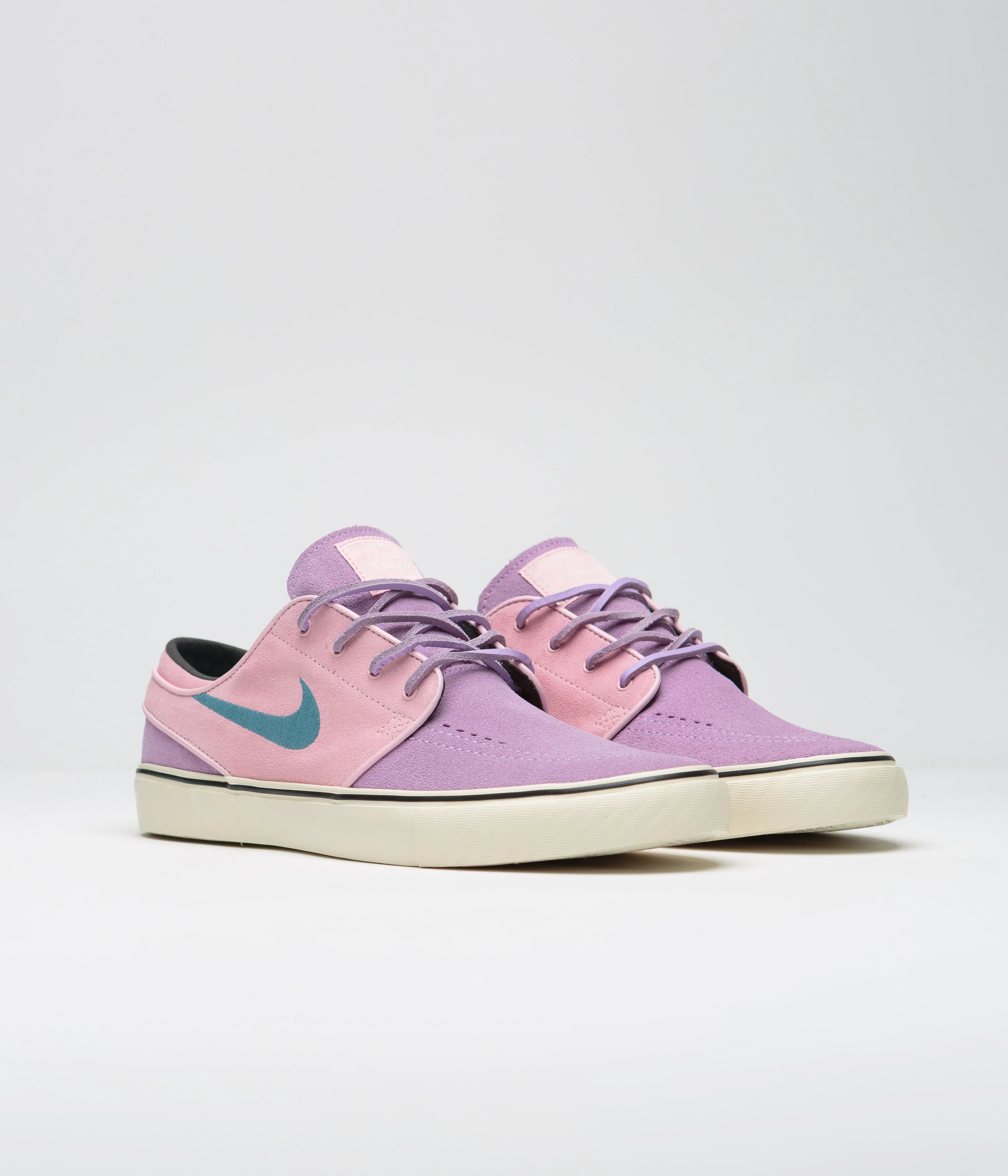 Nike SB Janoski OG+ Shoes - Lilac / Noise Aqua - Med Soft Pink - Image 2
