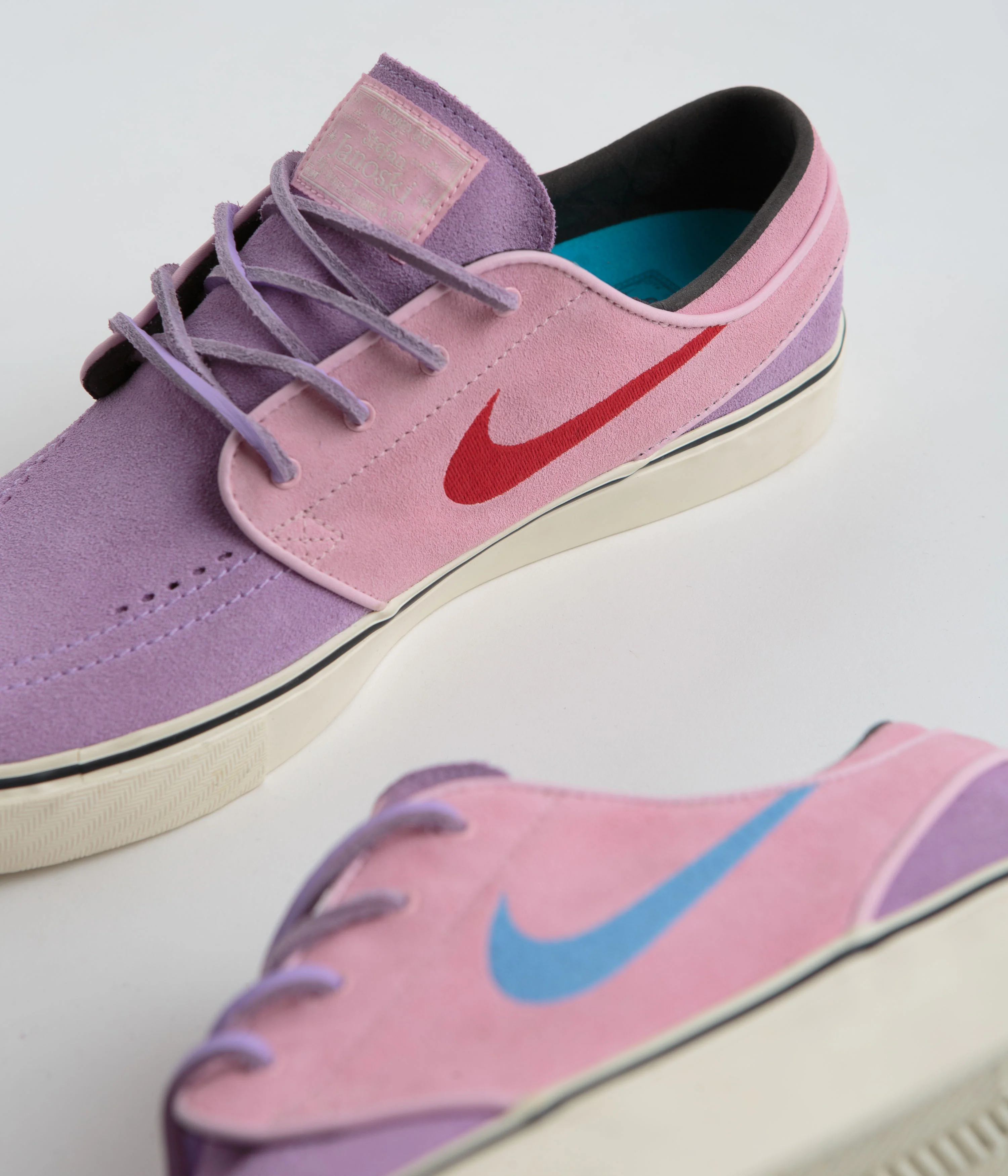 Nike SB Janoski OG+ Shoes - Lilac / Noise Aqua - Med Soft Pink - Image 6