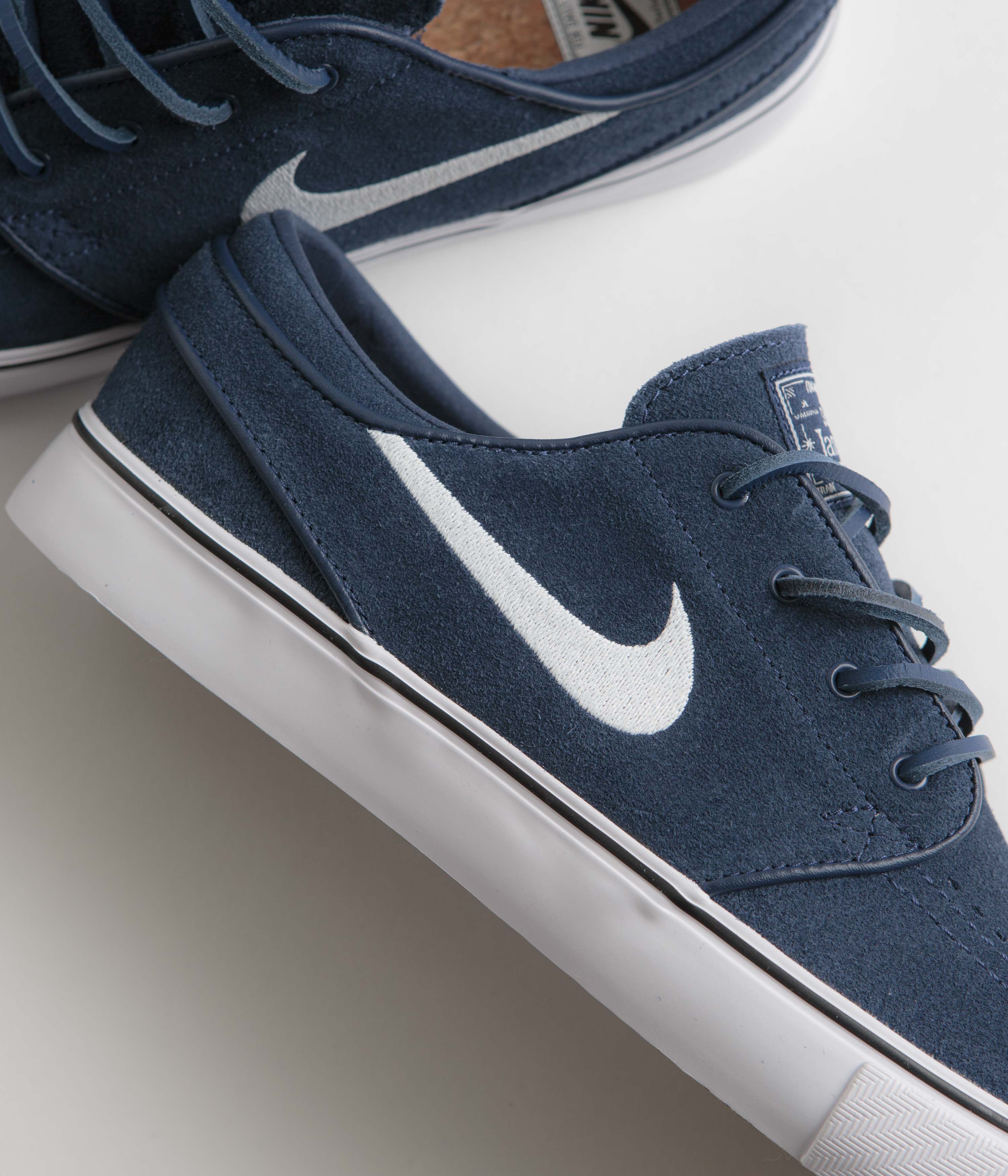 Nike SB Janoski OG+ Shoes - Navy / White - Navy - White - Image 3