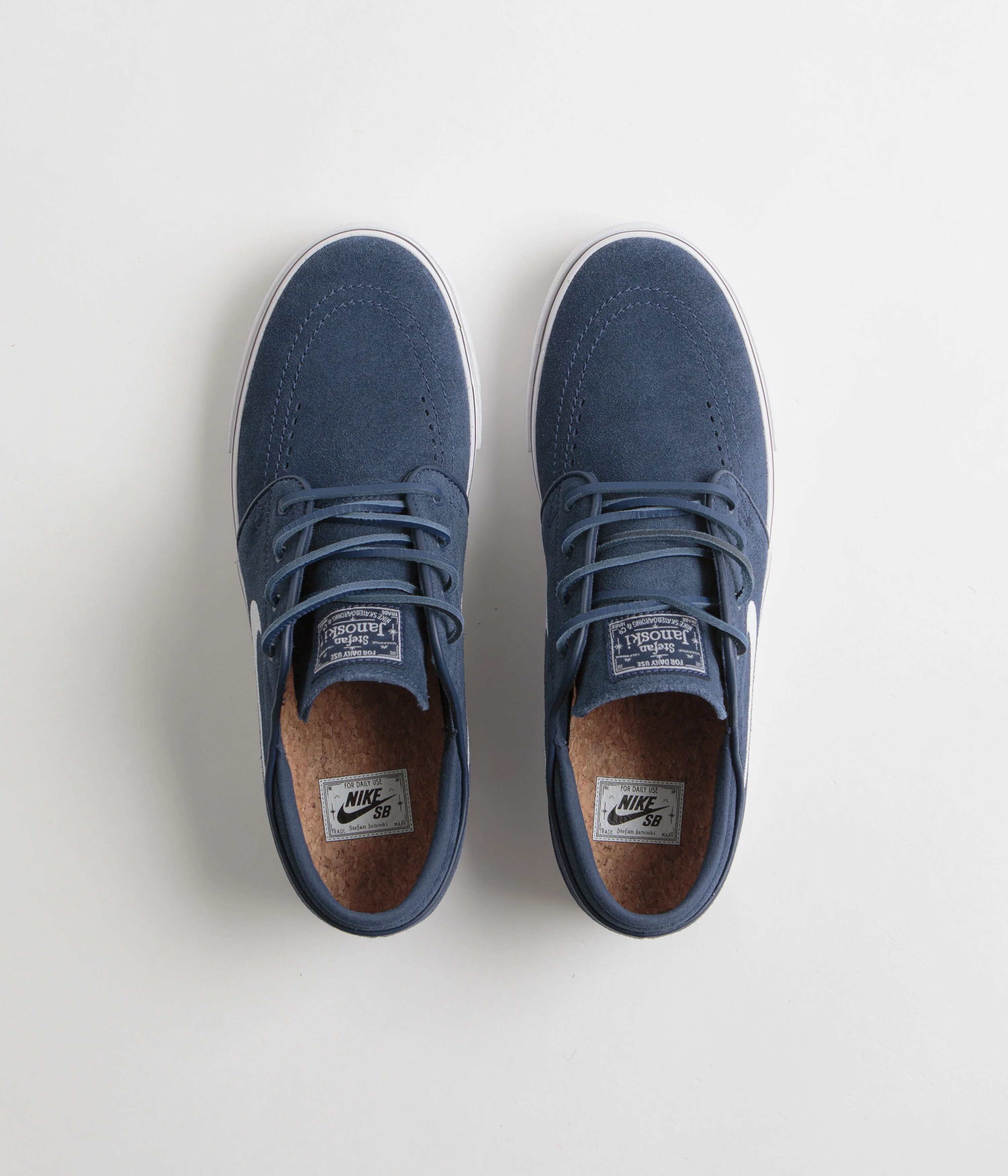 Nike SB Janoski OG+ Shoes - Navy / White - Navy - White - Image 7