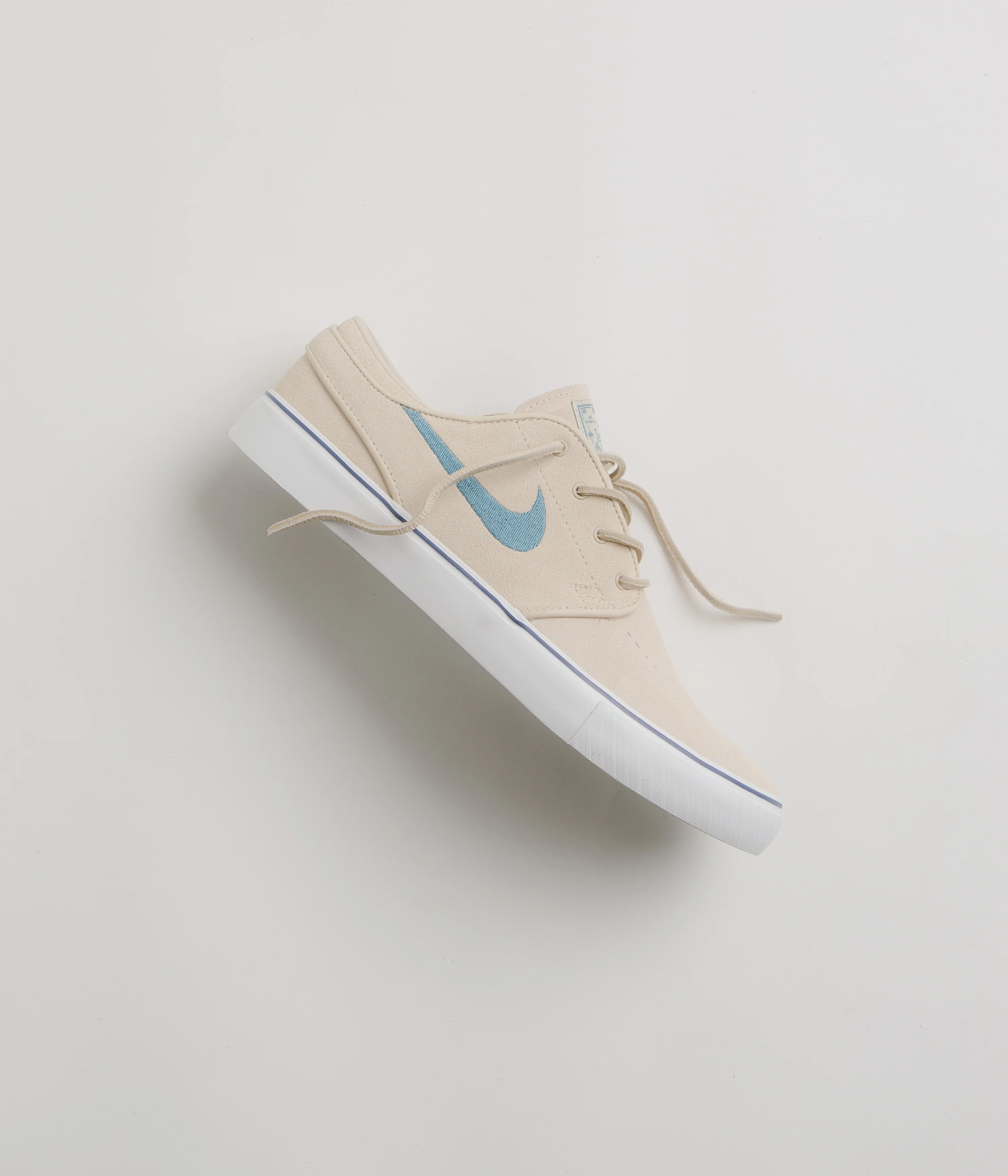 Nike SB Janoski OG+ Shoes - Sanddrift / Smokey Blue - Thunder Blue - Image 2