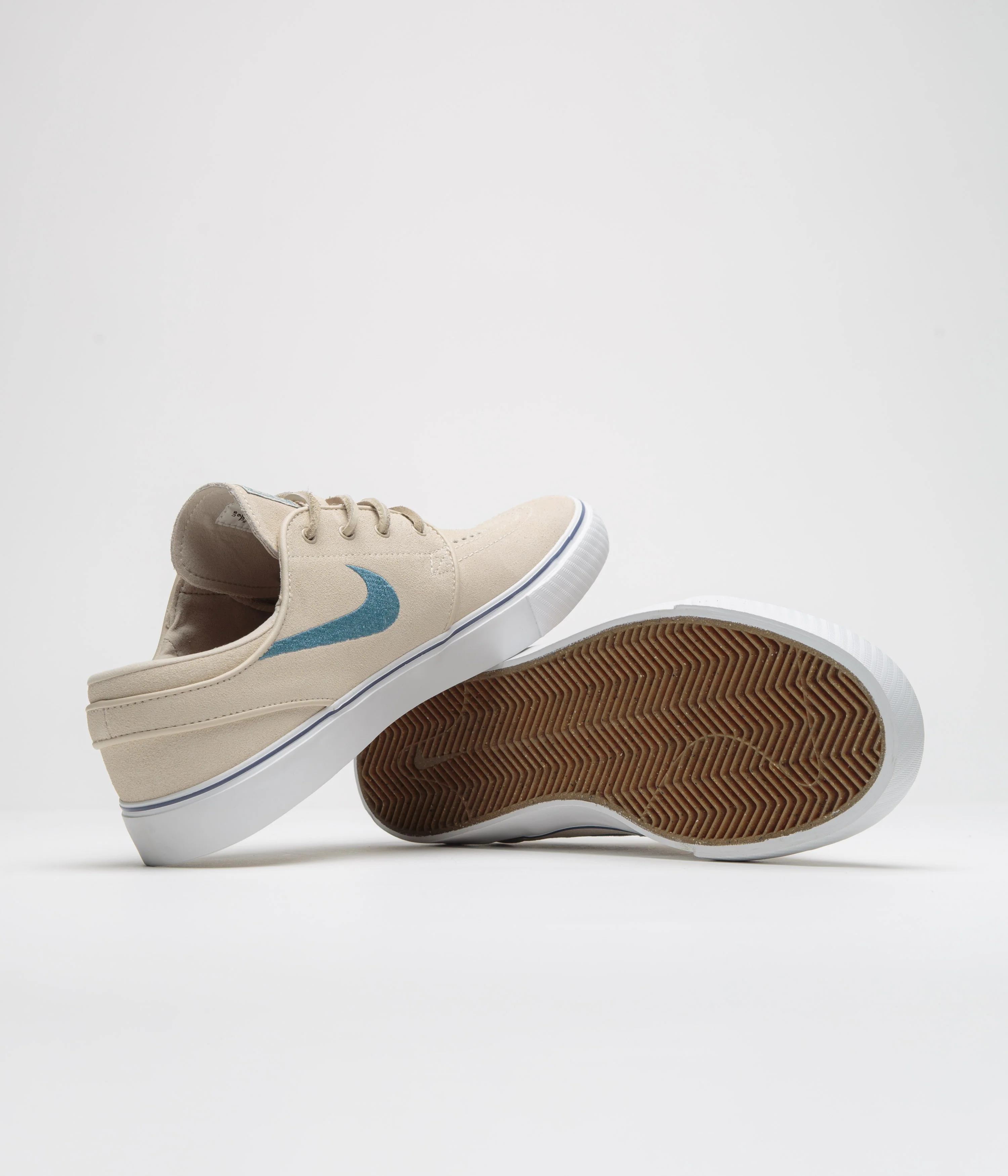 Nike SB Janoski OG+ Shoes - Sanddrift / Smokey Blue - Thunder Blue - Image 6