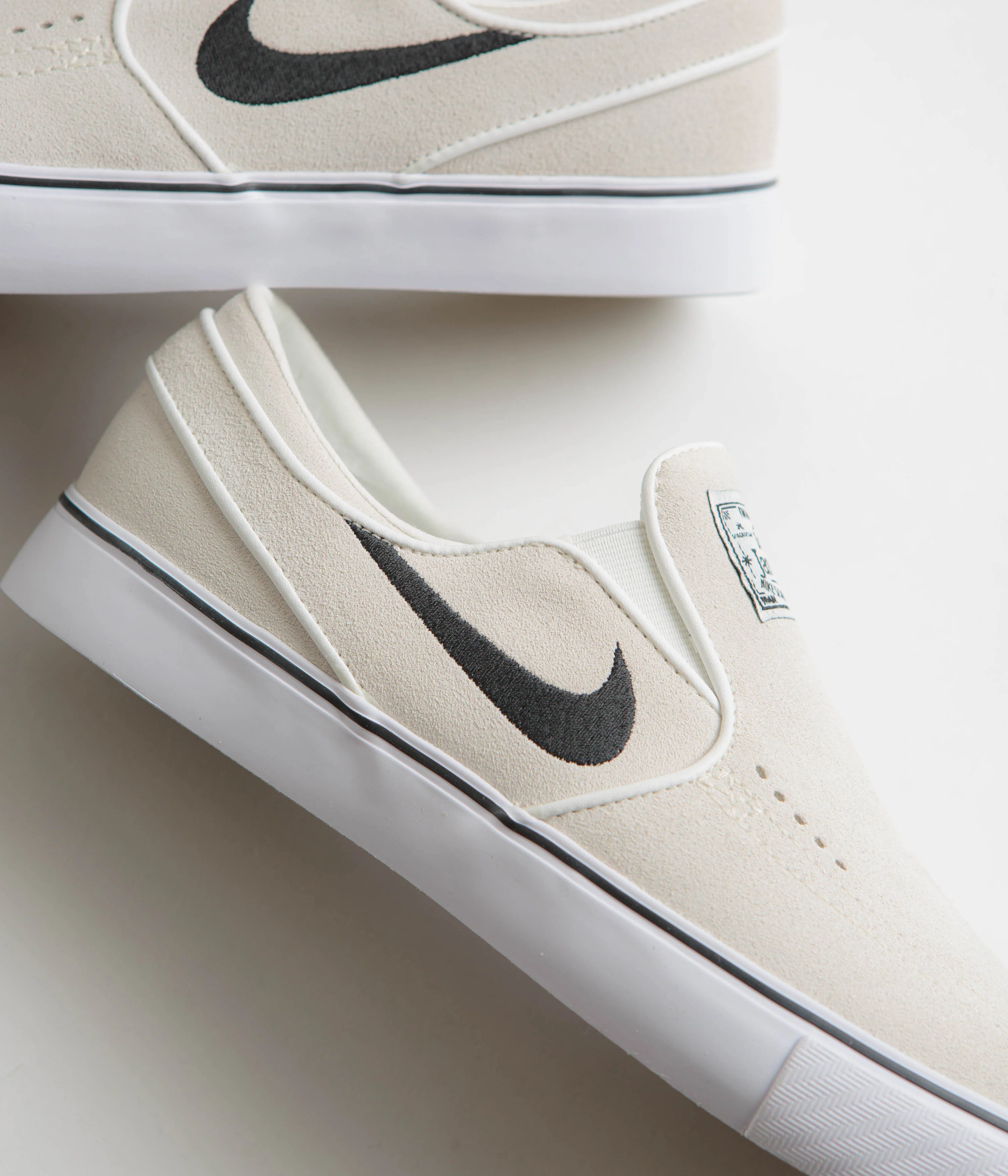 Nike SB Janoski+ Slip Shoes - Summit White / Black - Summit White - White - Image 3