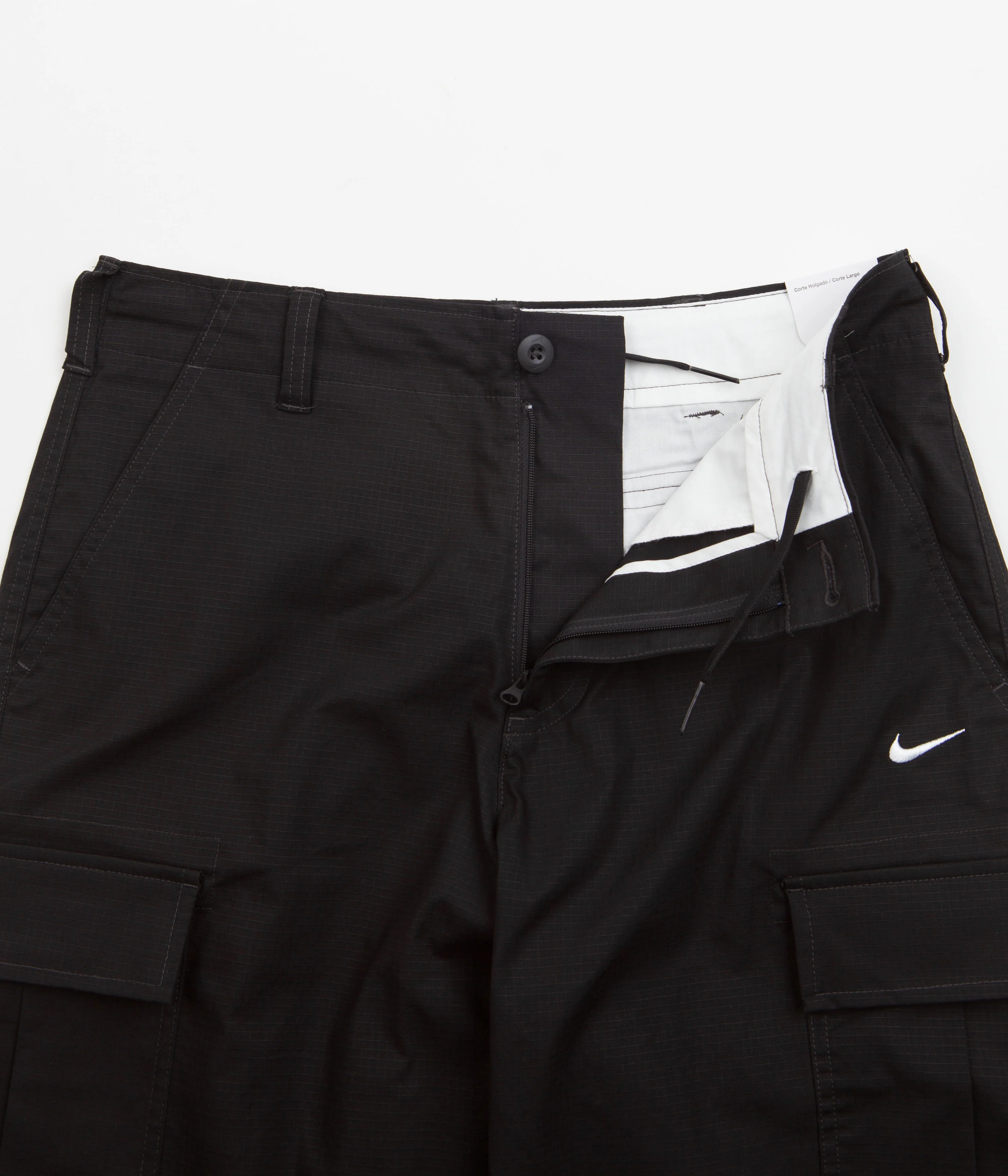Nike SB Kearny Cargo Pants - Black / Black / Anthracite / White - Image 6