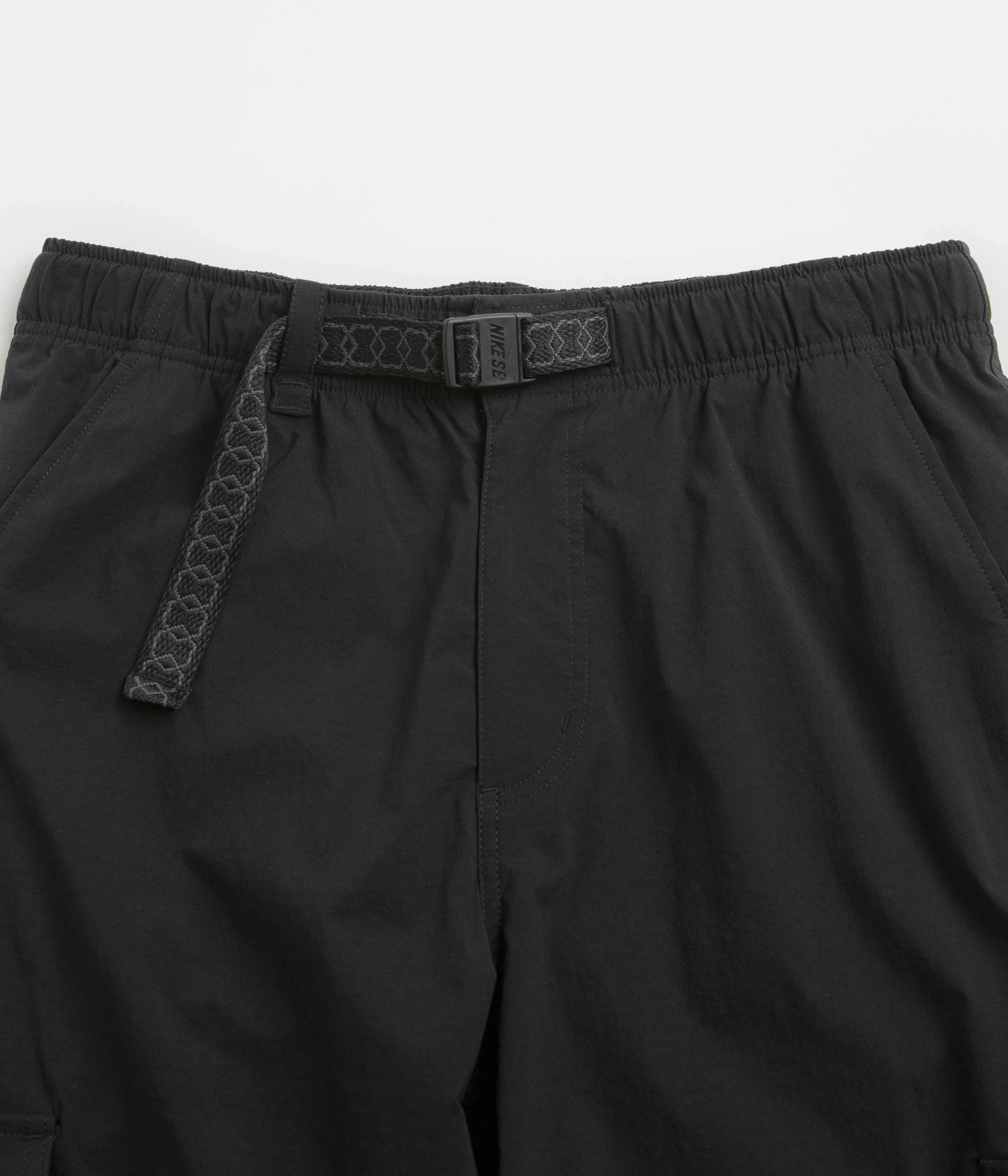 Nike SB Kearny Cargo Pants - Black / Black / White - Image 5