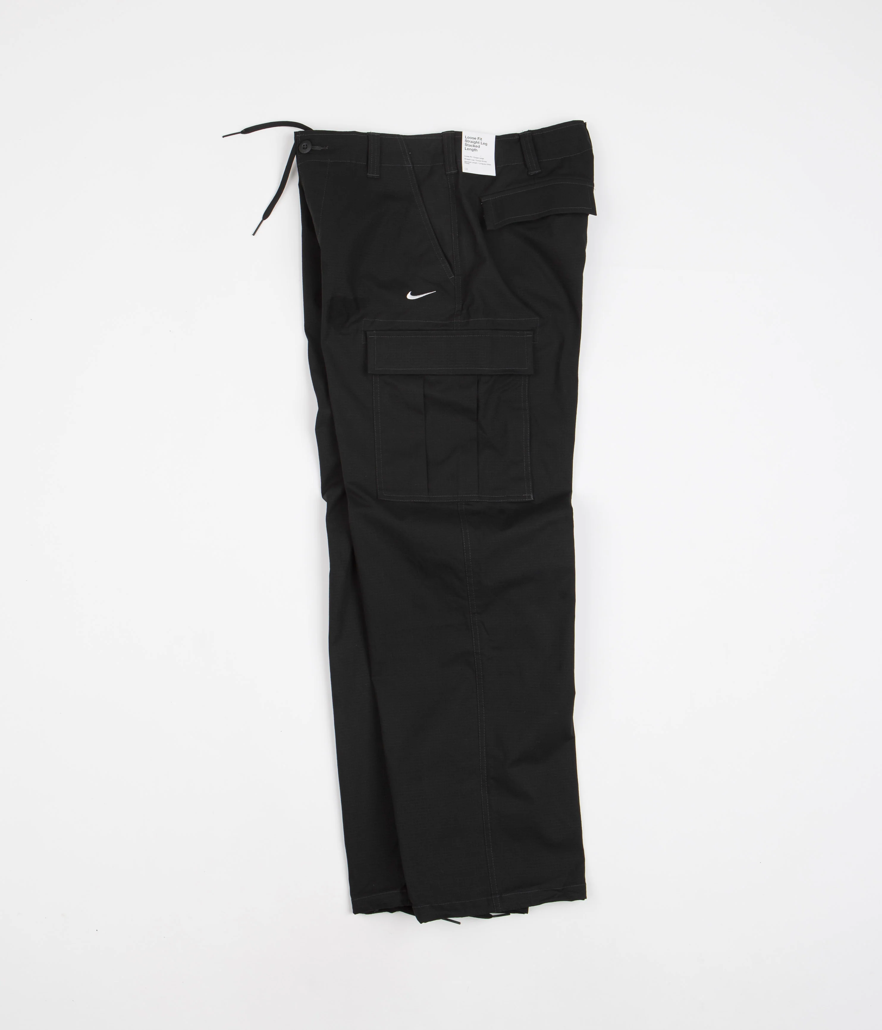 Nike SB Kearny Cargo Pants - Black / White - Image 2