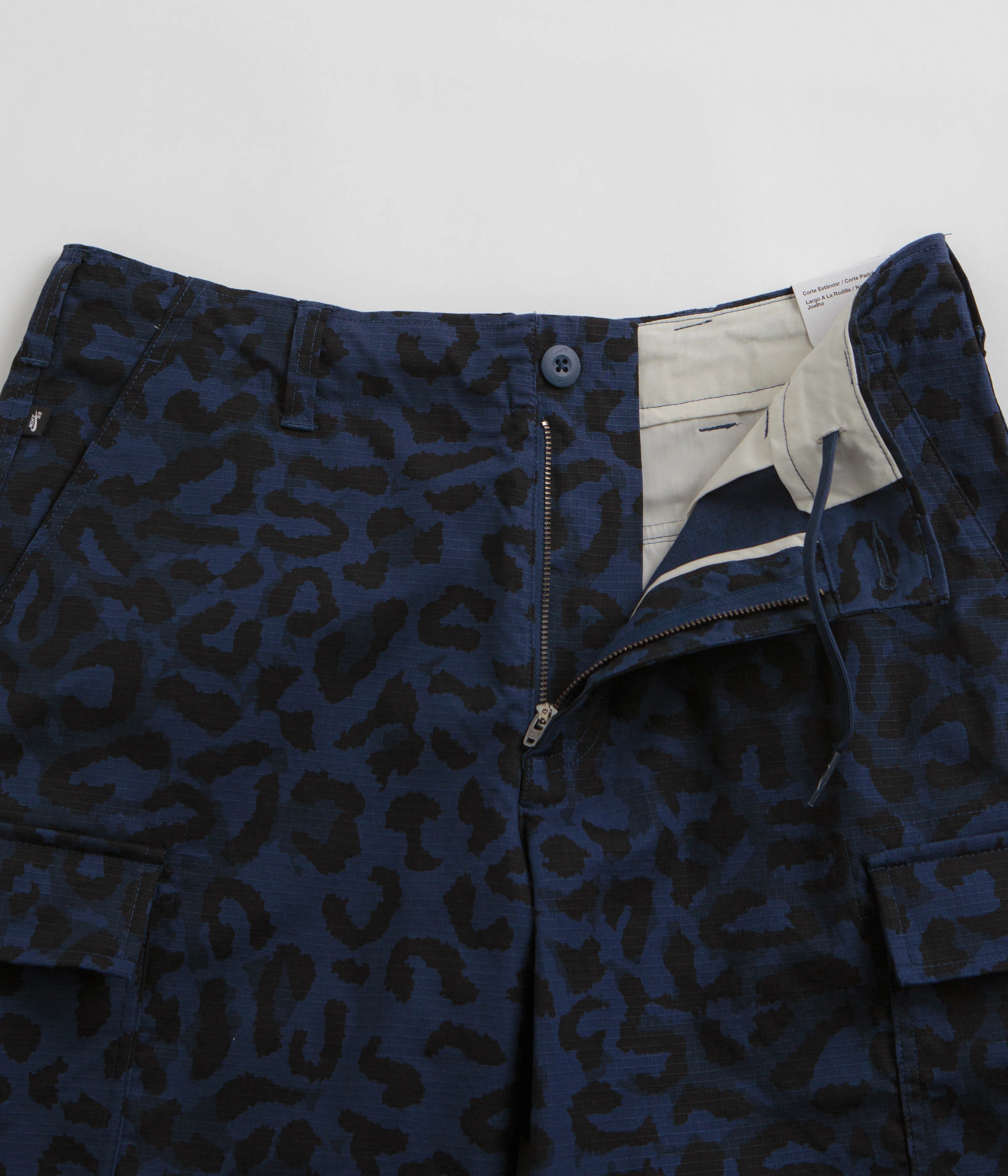 Nike SB Kearny Print Shorts - Midnight Navy - Image 6